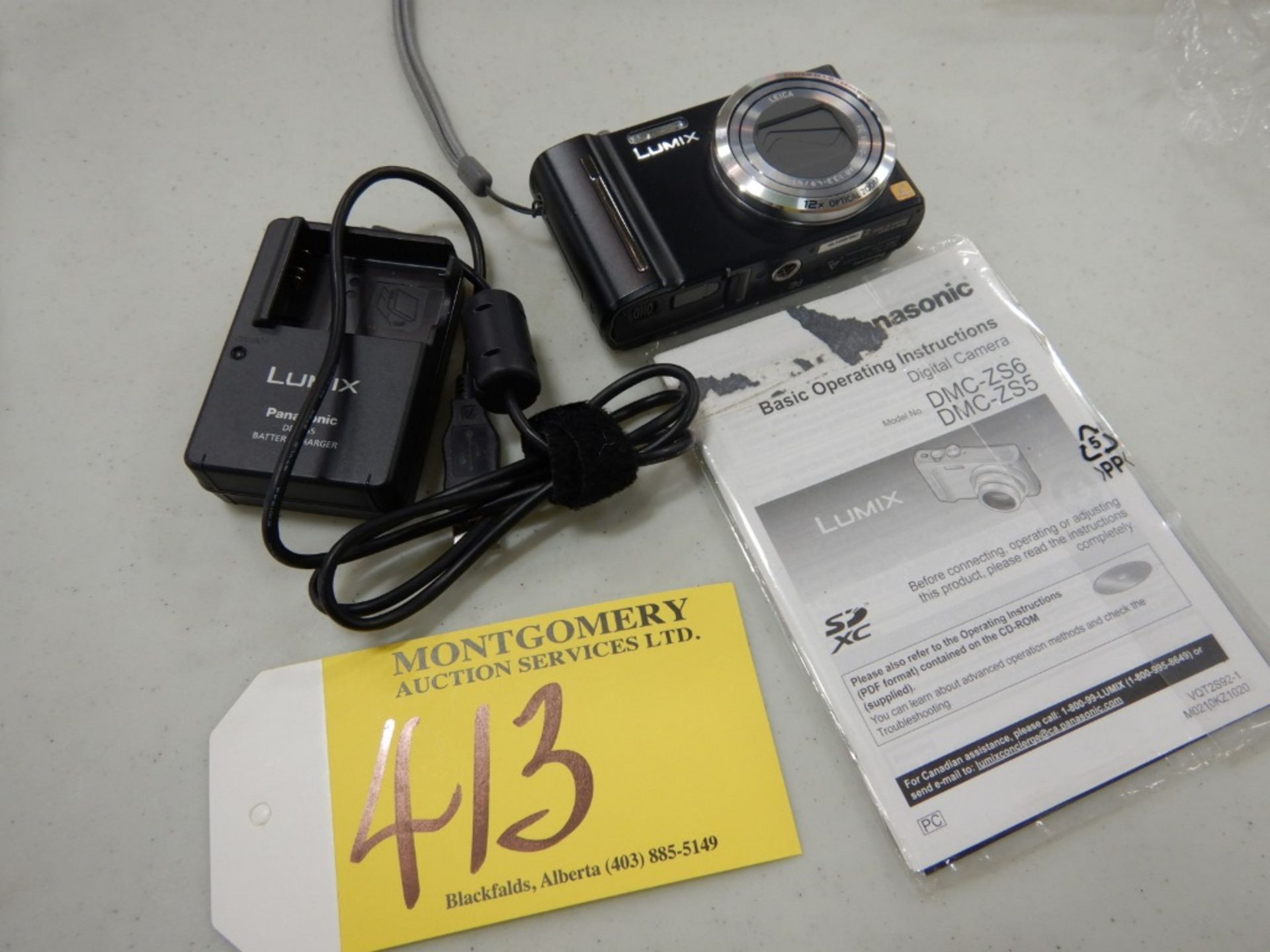 PANOSONIC DMC ZS5 DIGITAL CAMERA C/W CHARGER