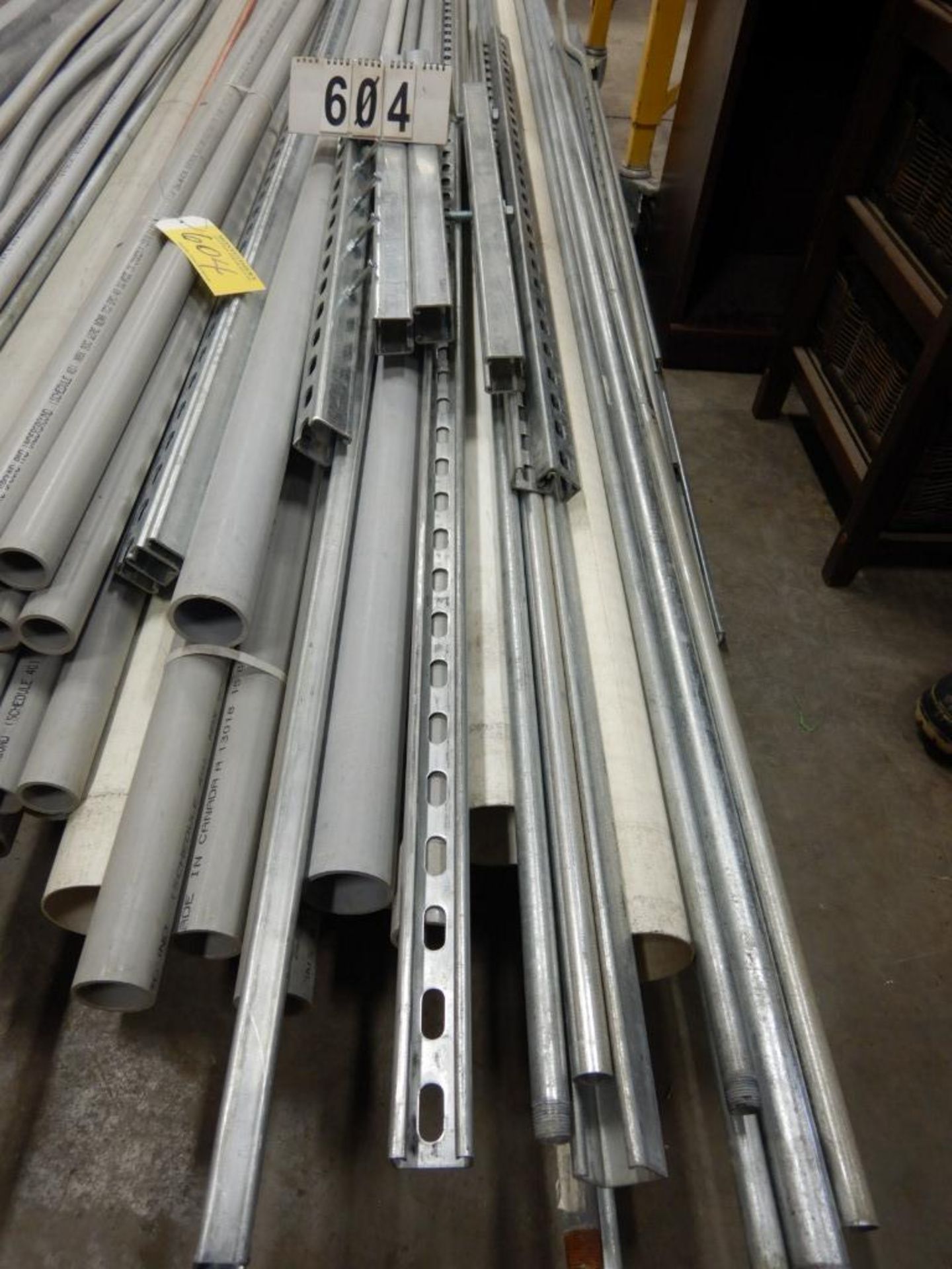 L/O ASSORTED RIGID PVC CONDUIT, EMT, 10FT COPPER GROUND RODS, ETC. - Image 4 of 4