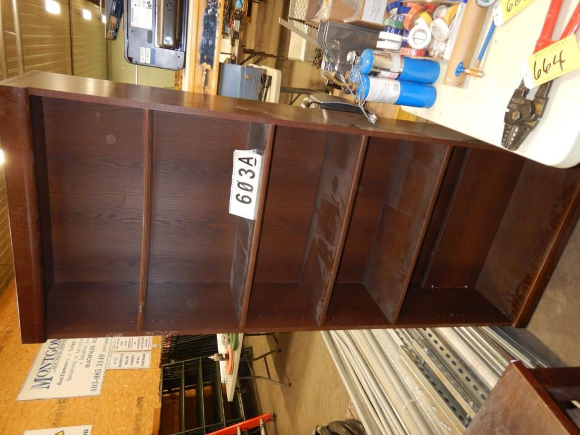 MILLWORK BOOK CASE, MILLWORK STORAGE DRAWER UNIT - Image 2 of 2