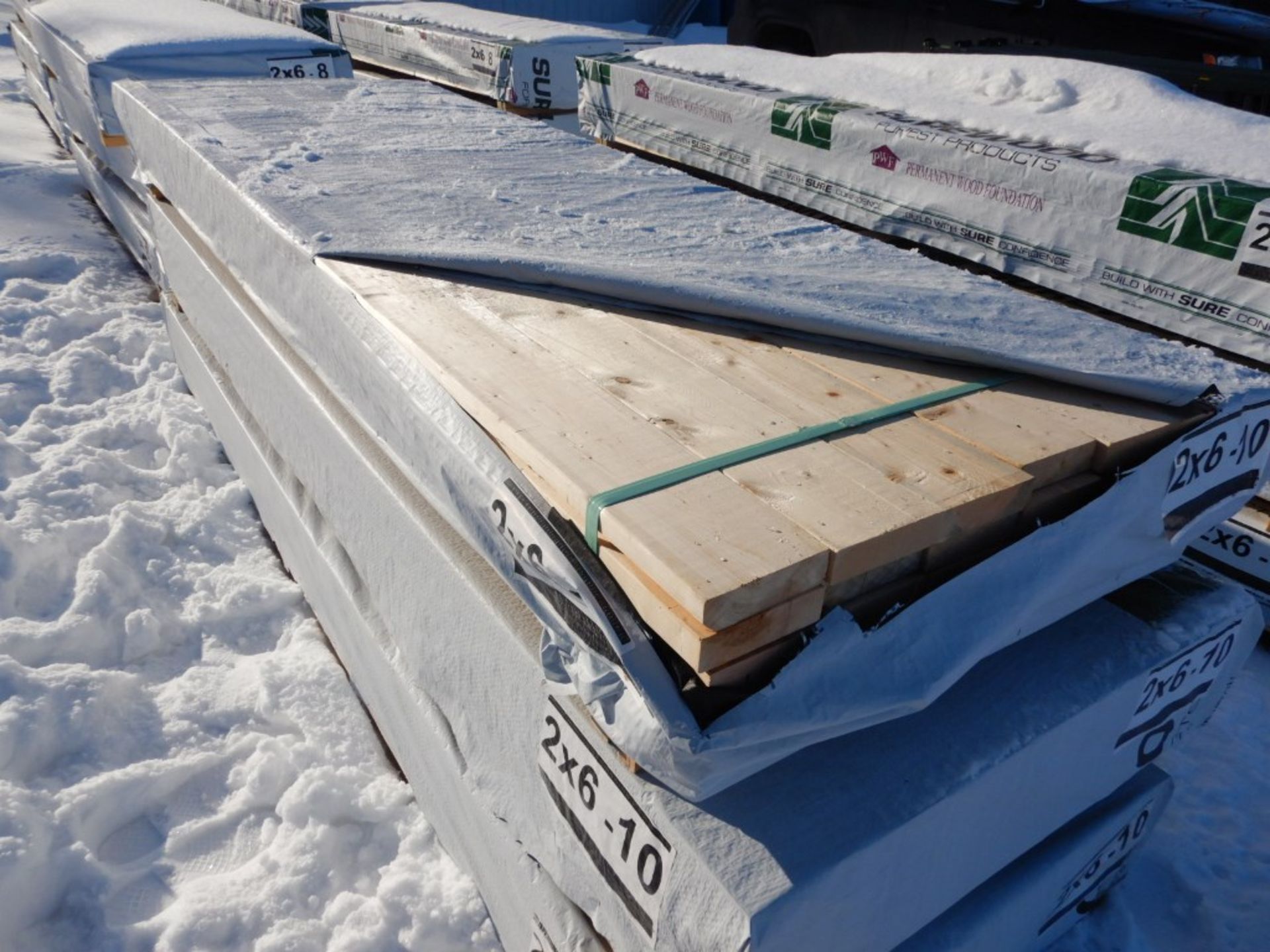 2X6X10' PLANED LUMBER, GRADE 2 OR BETTER, 42 PIECES