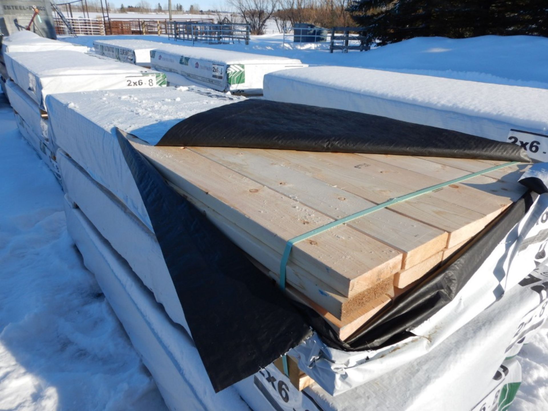 2X6X8' PLANED LUMBER, GRADE 2 OR BETTER, 42 PIECES