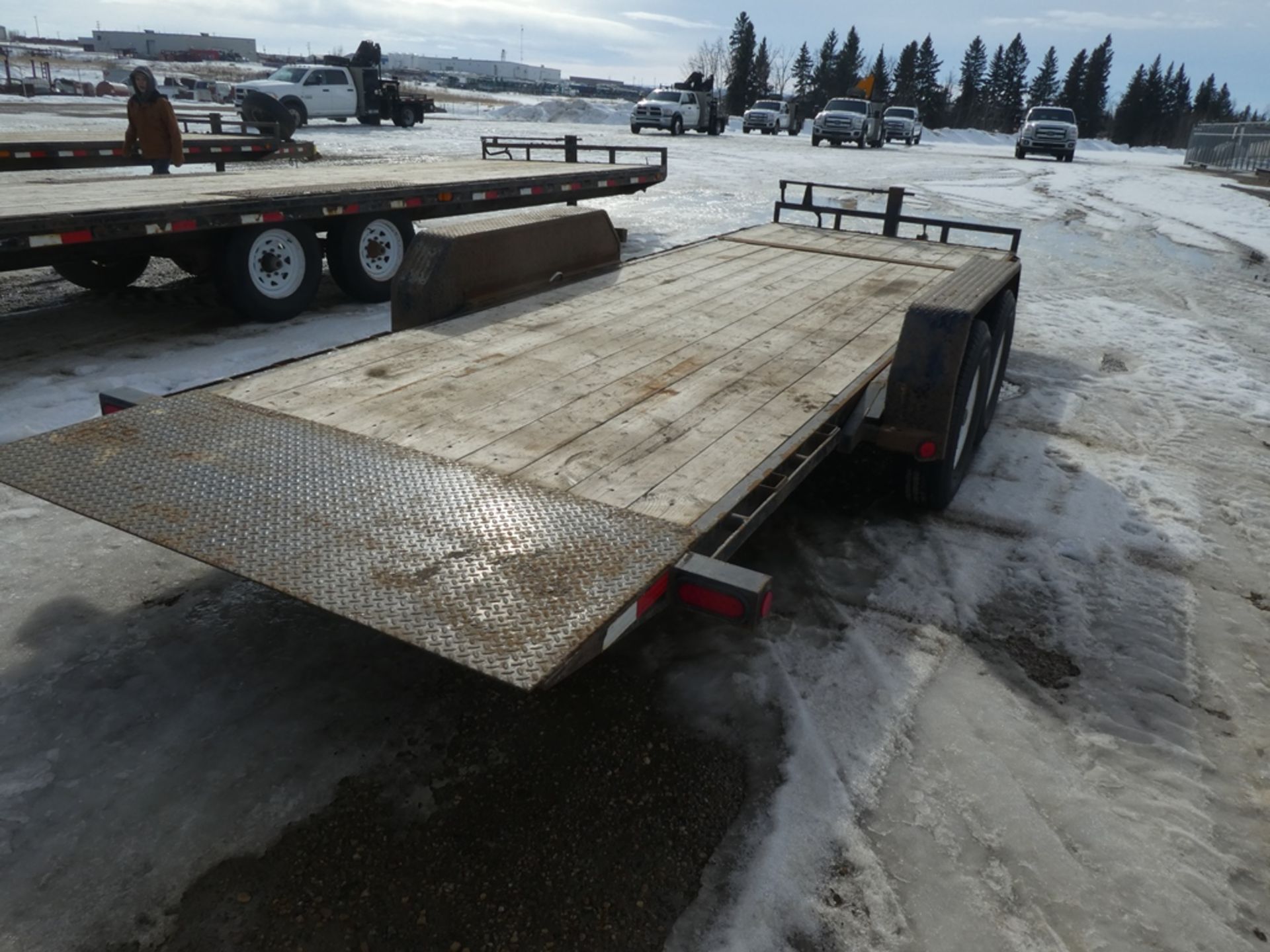 2013 PJ T/A 14000LB EQUIPMENT TRAILER W/TILT DECK, 6'6" X 21FT - Image 3 of 6