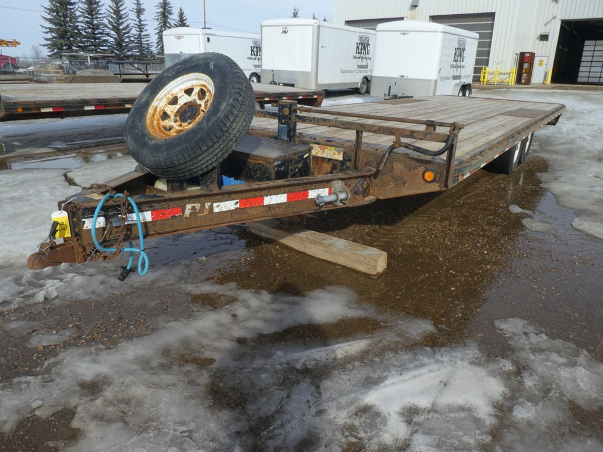 2013 PJ T/A 14000LB DECK-OVER EQUIPMENT TRAILERS W/RAMPS, BALL HITCH, 8'6" X 24FT - Image 5 of 5