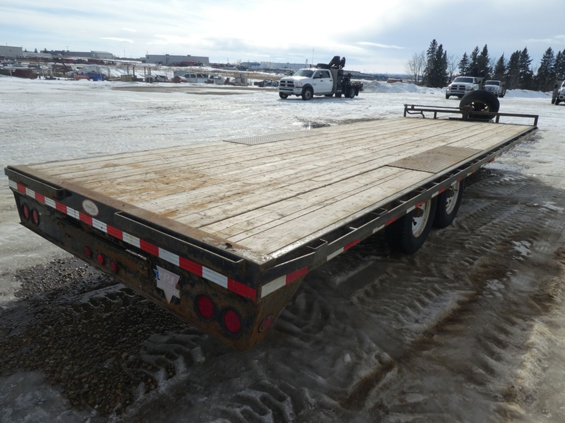 2013 PJ T/A 14000LB DECK-OVER EQUIPMENT TRAILERS W/RAMPS, BALL HITCH, 8'6" X 24FT - Image 3 of 5