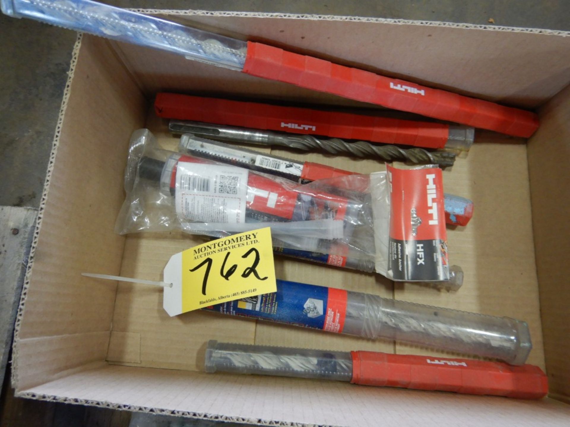 L/O ASSORTED HILTI MASONARY BITS TO FIT HILTI HAMMERS, ETC