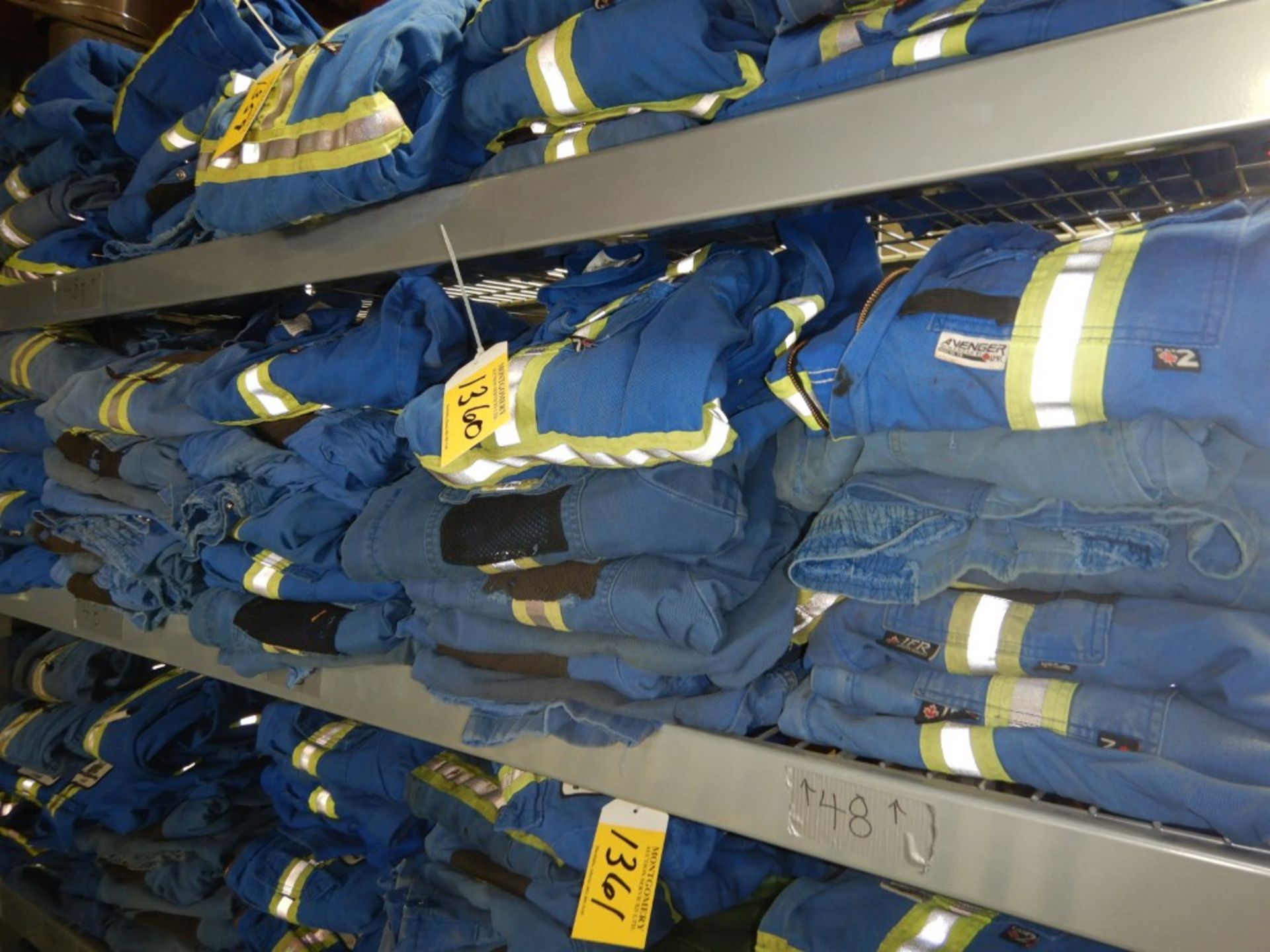 L/O USED FR COVERALLS, SIZE 48