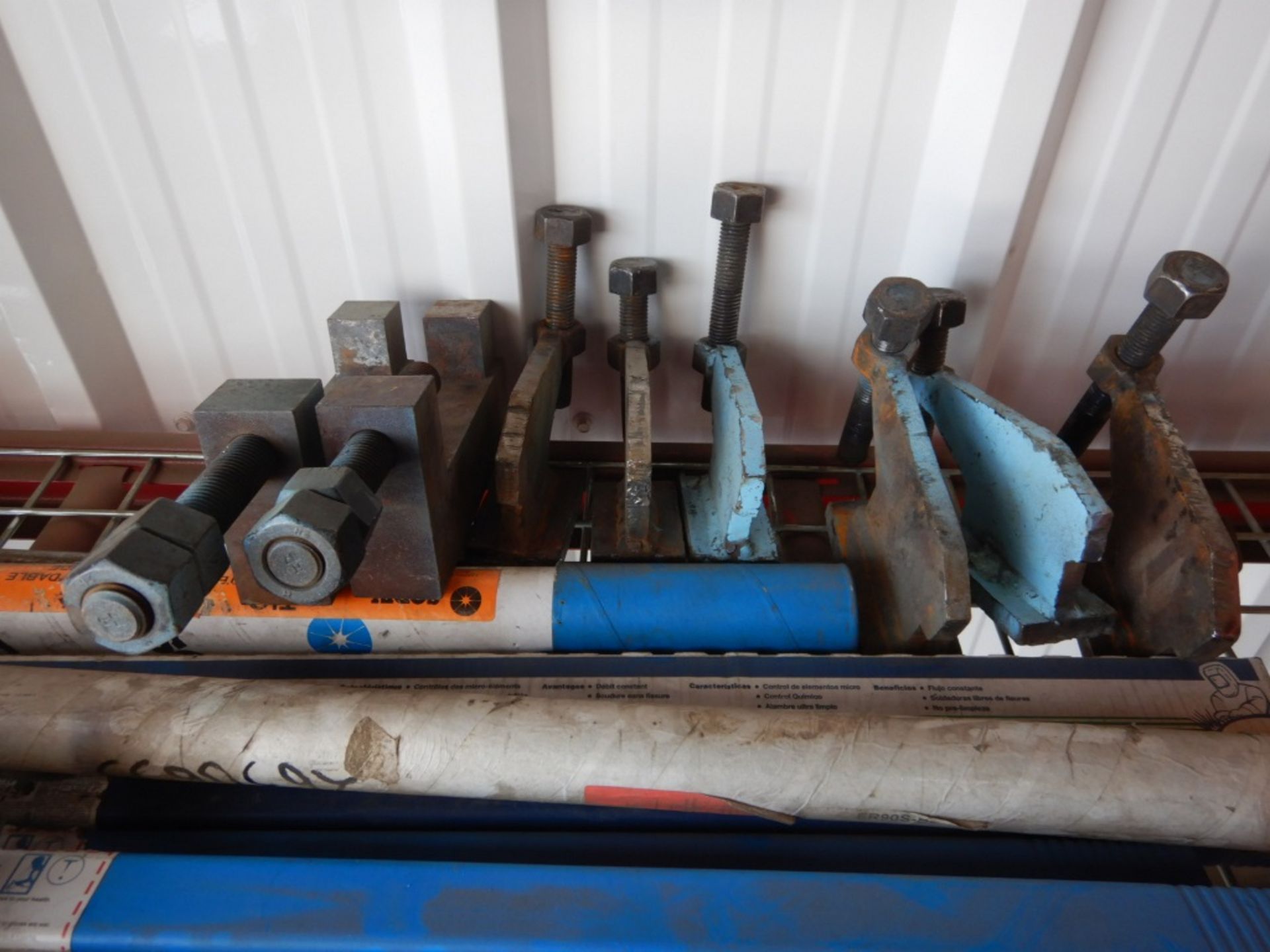 L/O ASSORTED WELDING ROD, WELD-ON DOGGS, WEDGES, ETC - Image 3 of 5
