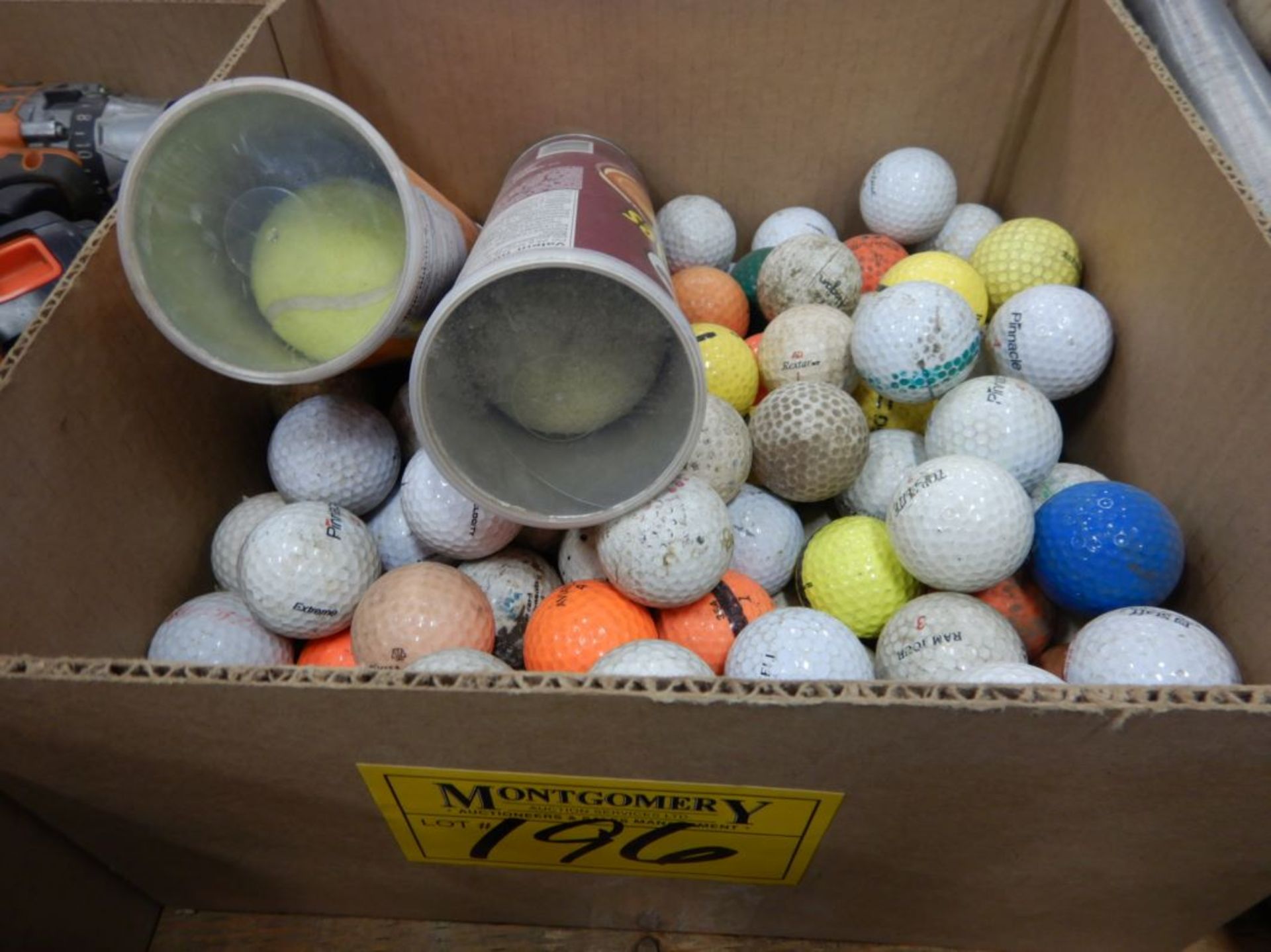 L/O BALL GLOVES, BASEBALLS, BAT, GOLF BALLS, TENNIS BALLS, ETC - Image 3 of 3