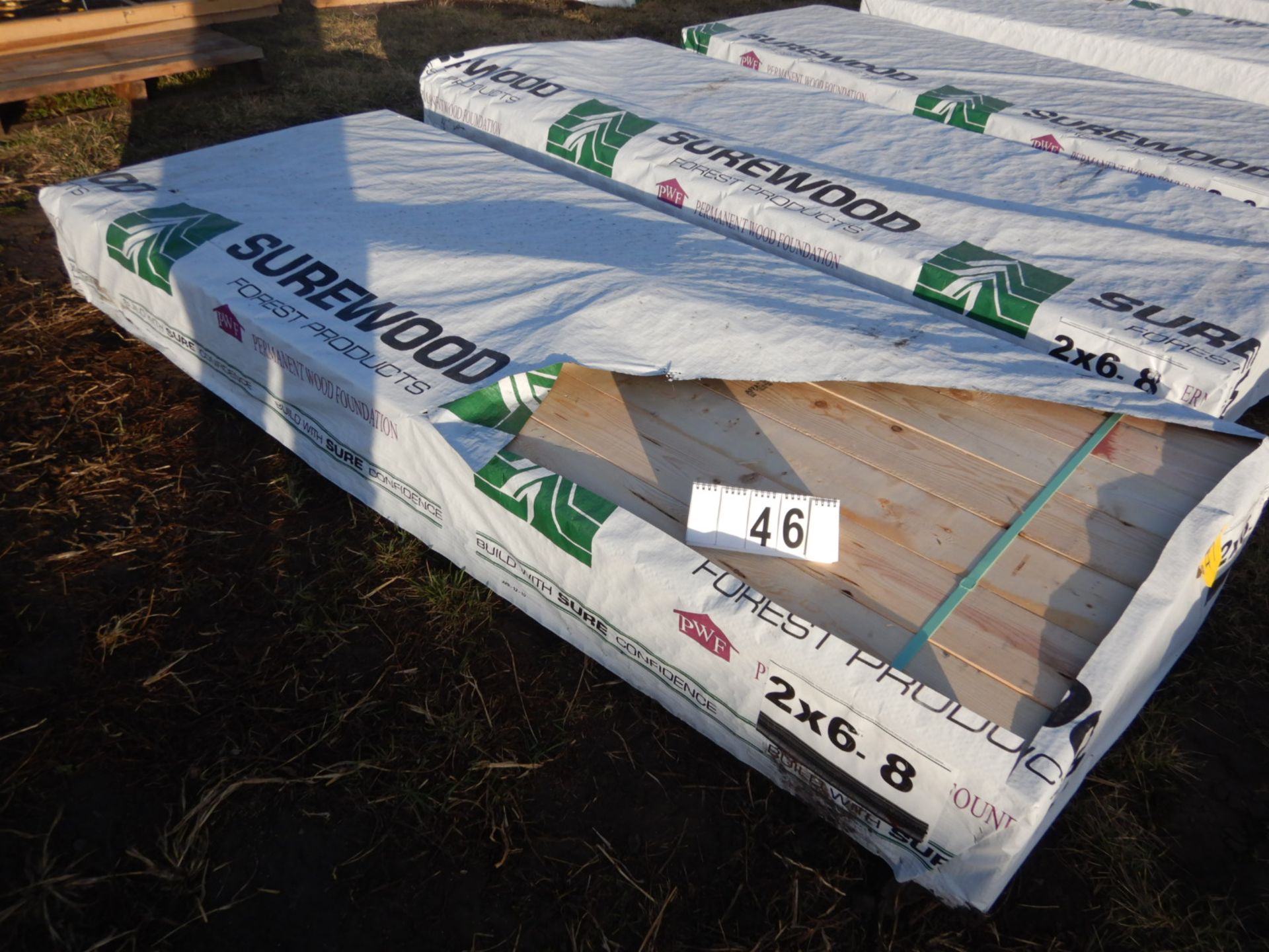 L/O 2X6X8' PLANED LUMBER - 42 PIECES GRADE 2 OR BETTER