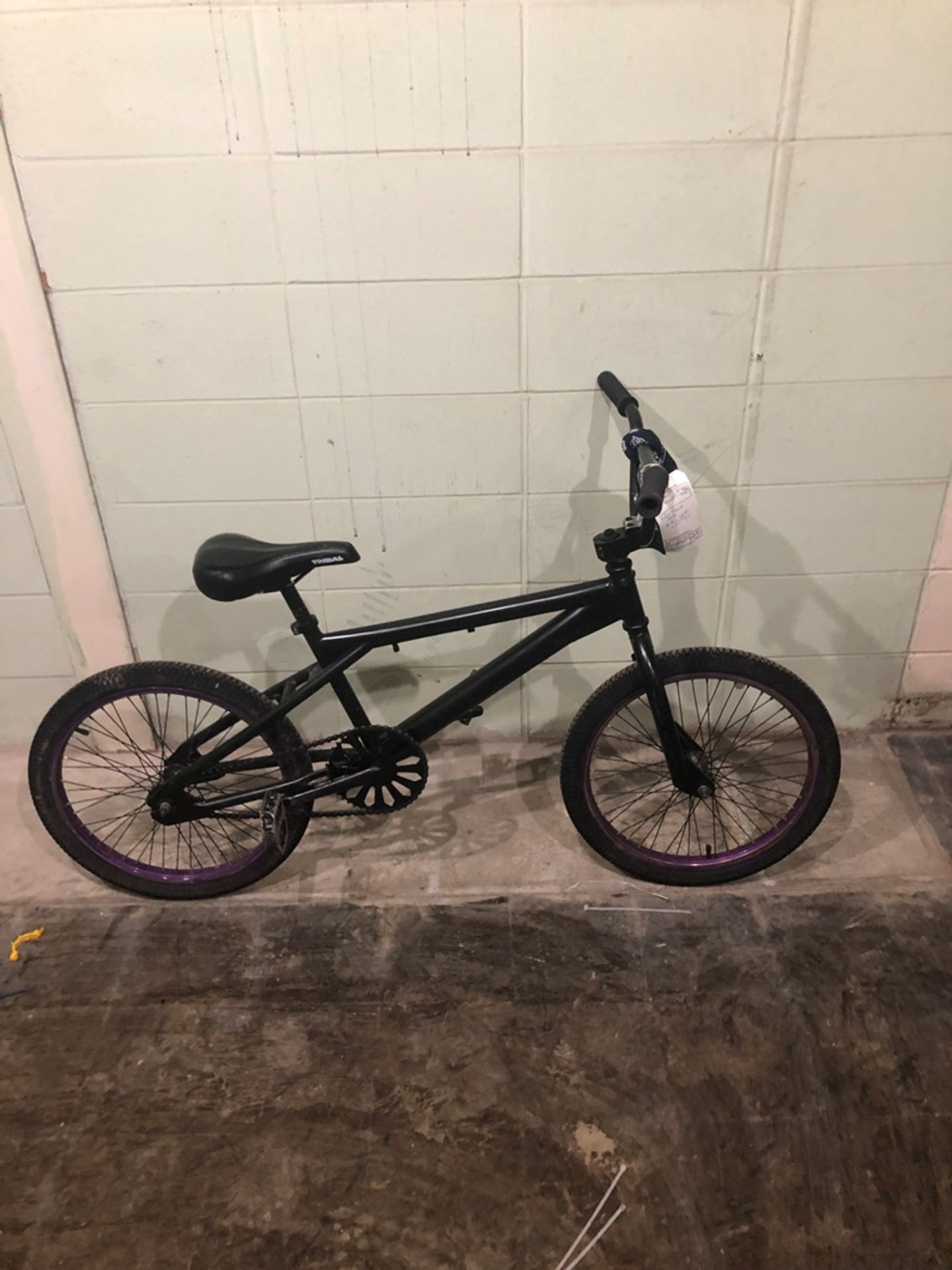 NO NAME BMX BLK SIZE 20 inches BMX Speed 1 Tag # 87