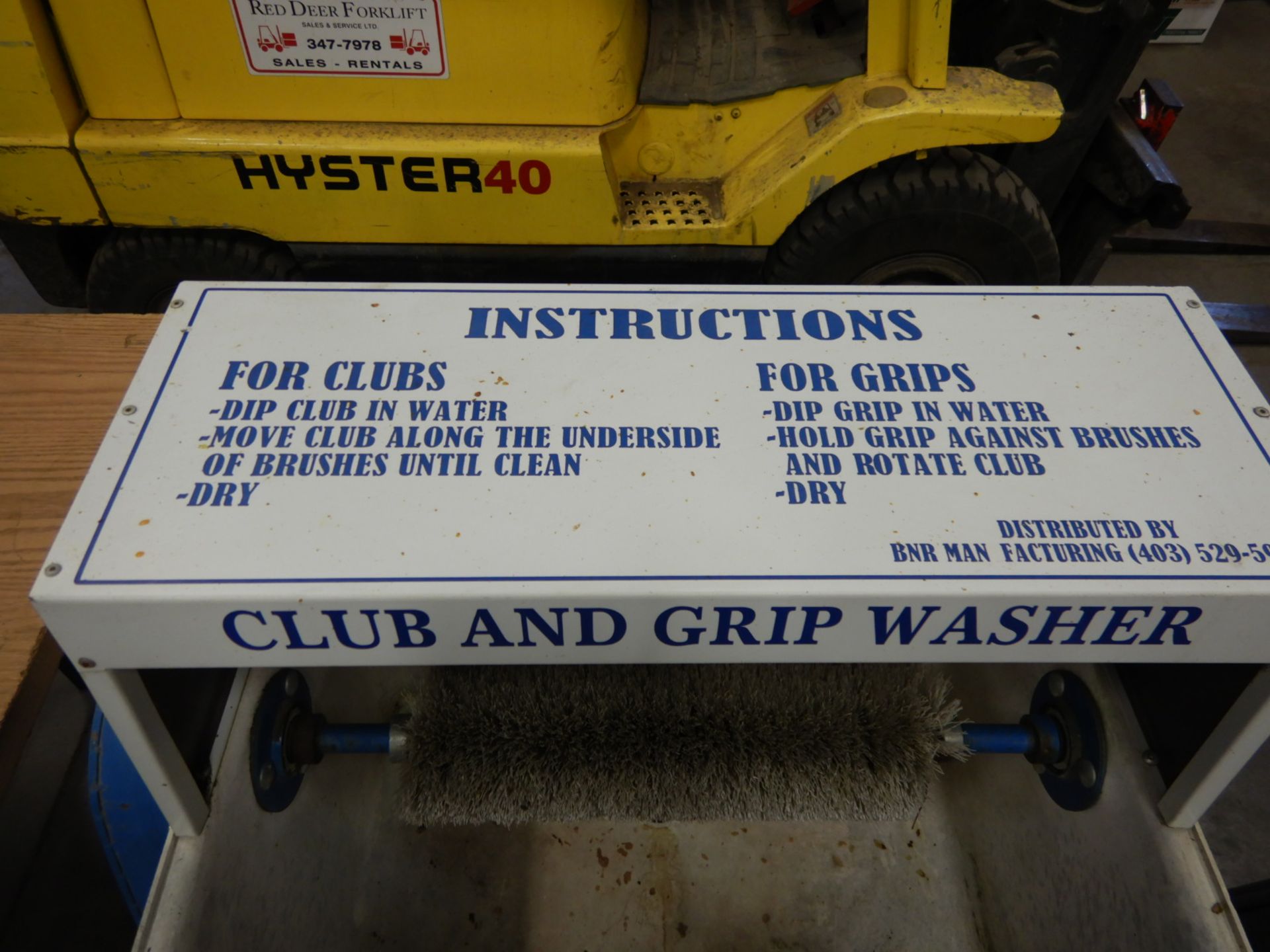 GOLF CLUB & GRIP WASHER, COIN OPERATED - Image 2 of 6