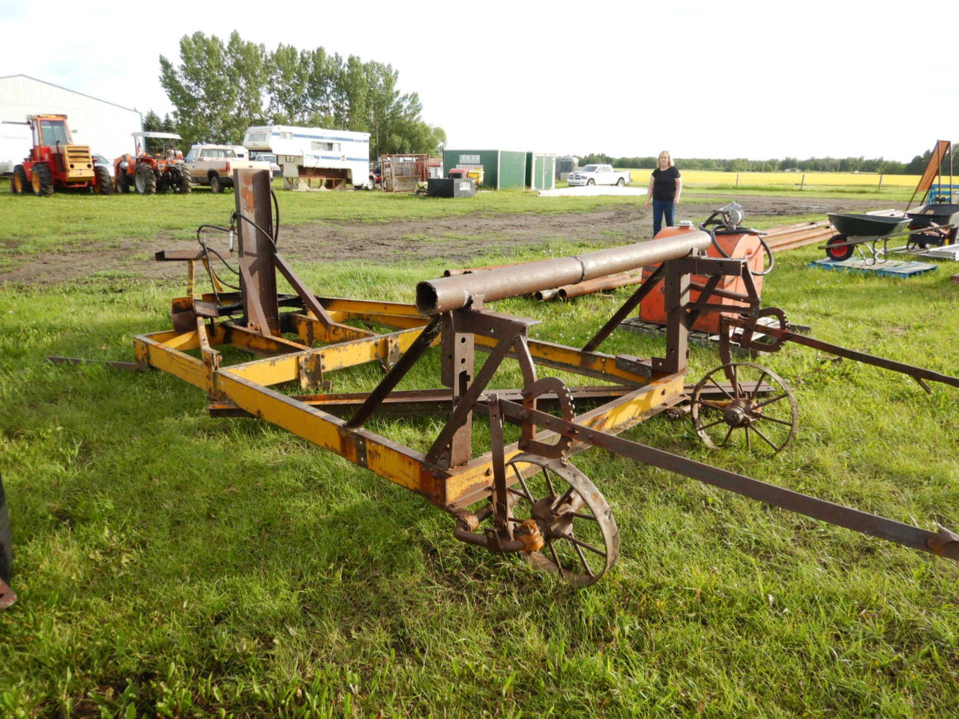 RICHARDSON ANTIQUE LANE WAY GRADER MODEL J S/N J112 - Image 2 of 3