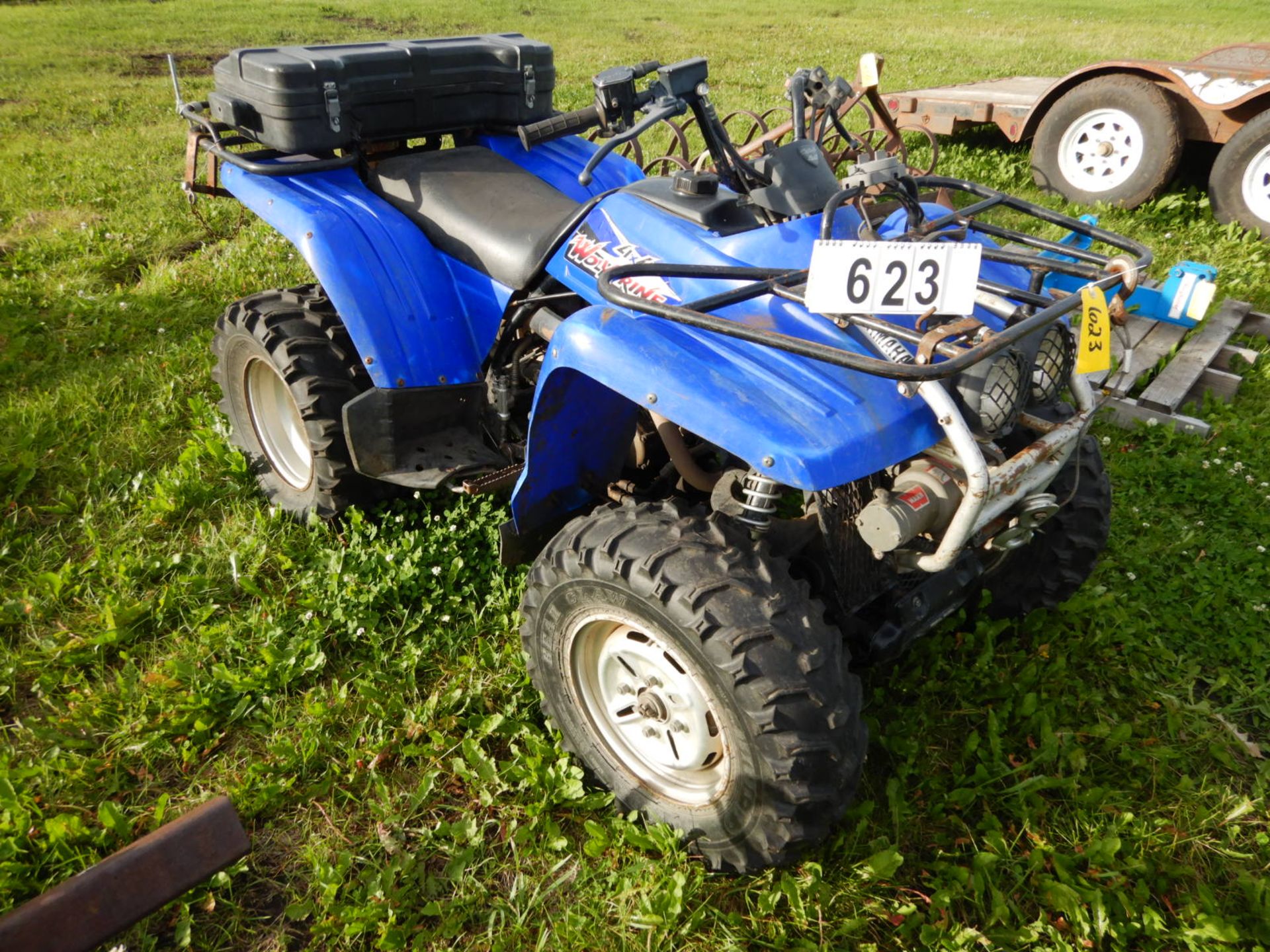 02/99 YAMAHA WOLVERINE 300 4X4 ATV W/WINCH, RACKS S/N JY44BW05XA089355 (IN-OPERATABLE)(SAID TO RUN