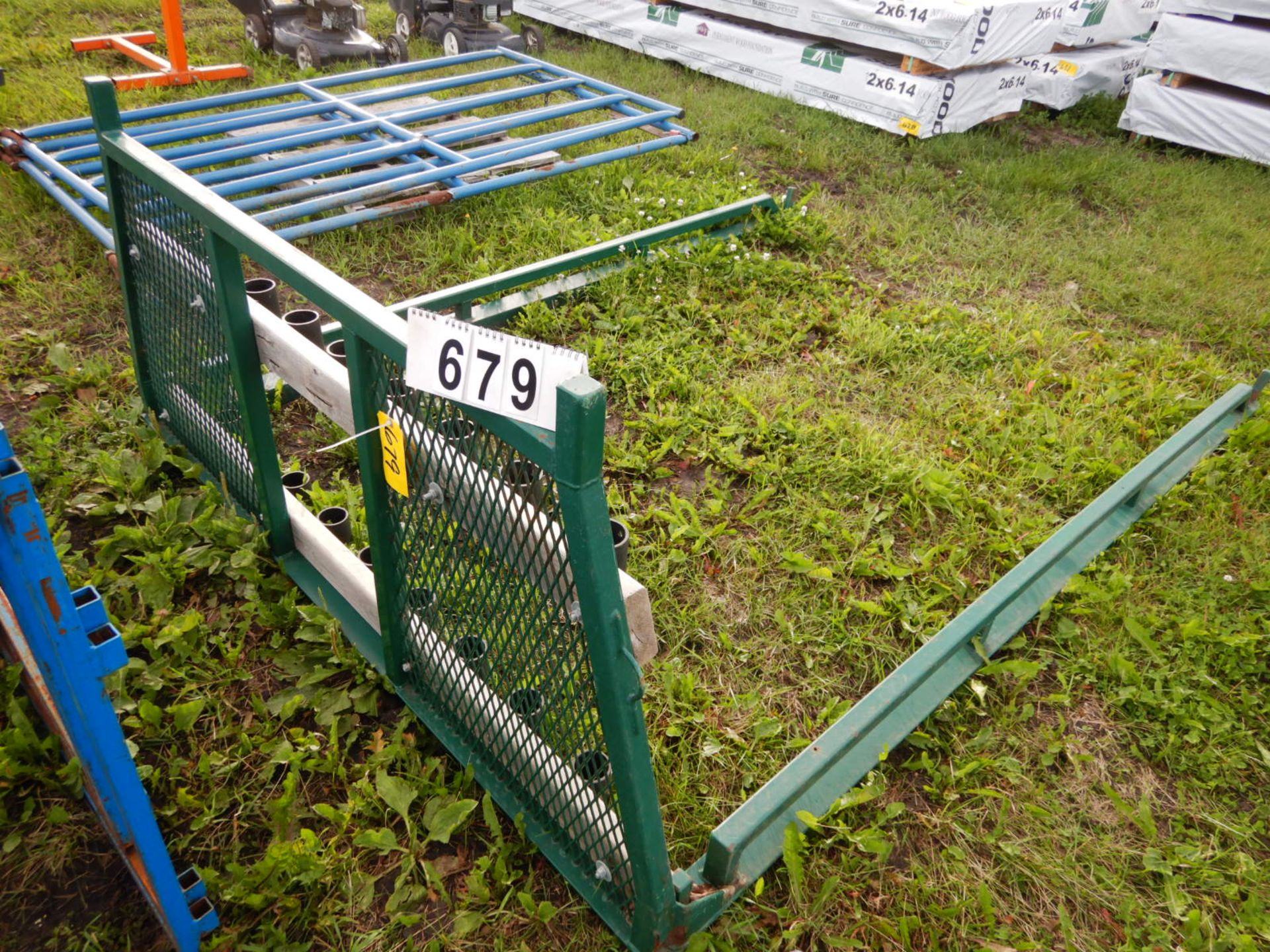 GREEN STEEL HEADRACK FOR PICKUP