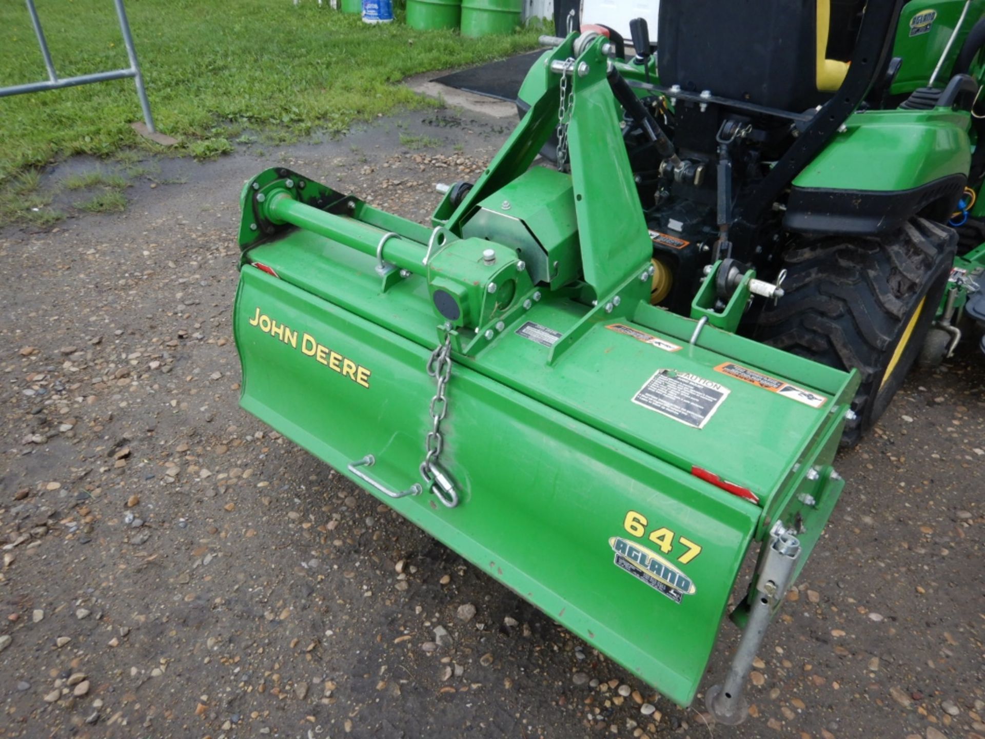 2012 JOHN DEERE 647 3PT X 48" ROTOTILLER S/N 1LV0647BLA0050475