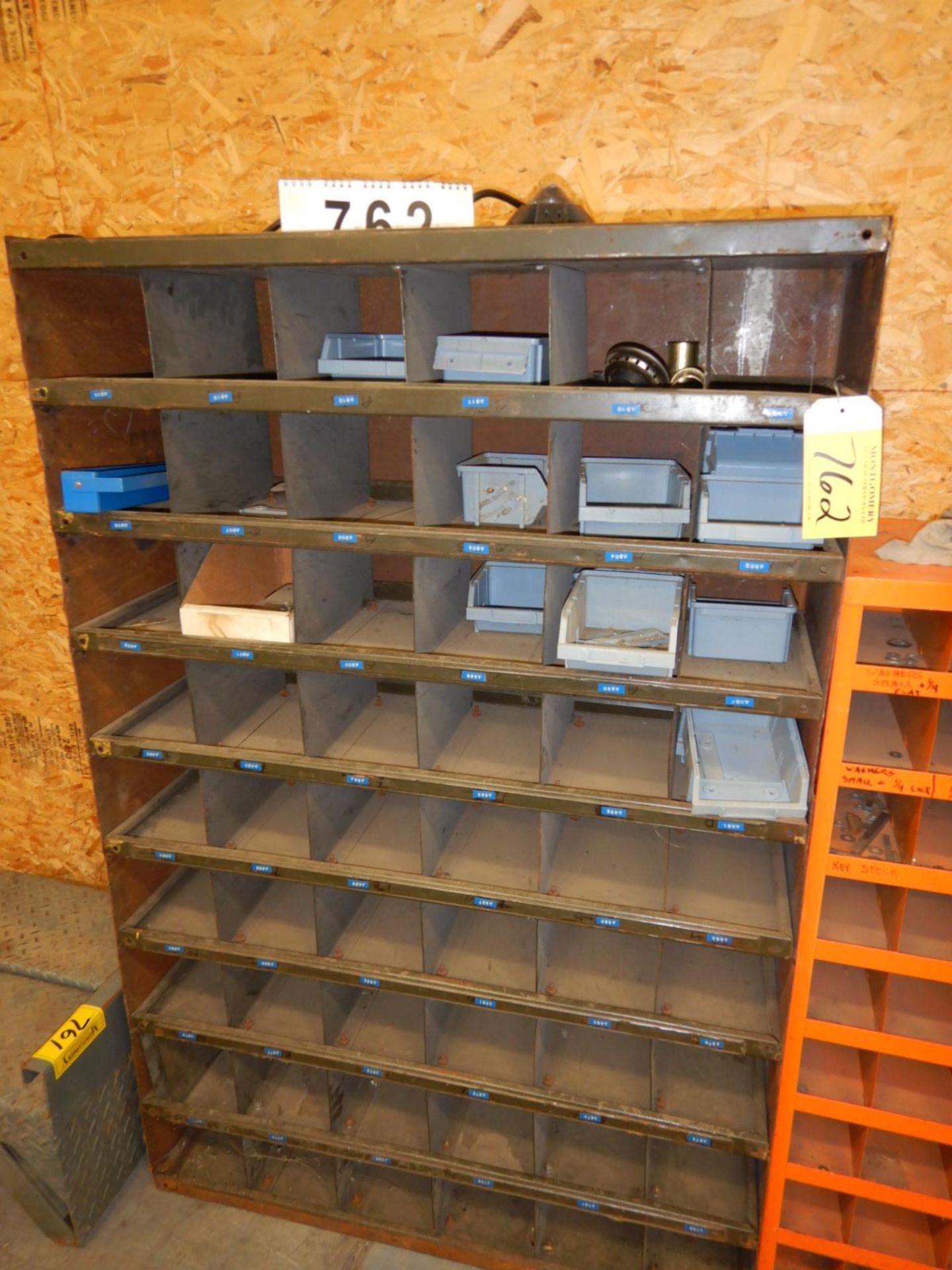 STEEL 63 COMPARTMENT BOLT/HARDWARE BIN - Image 2 of 2