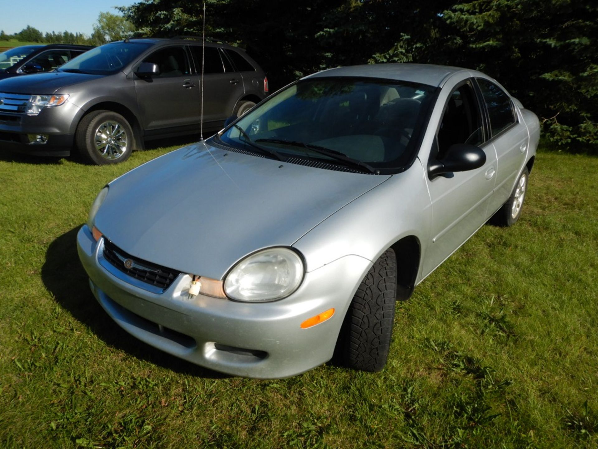 2002 CHRYLSER NEON LE 4 DR. SEDAN S/N 1C3ES46C62D594392, 132854 KM 2.0 L-4CYD. 4-SPD AUTOMATIC