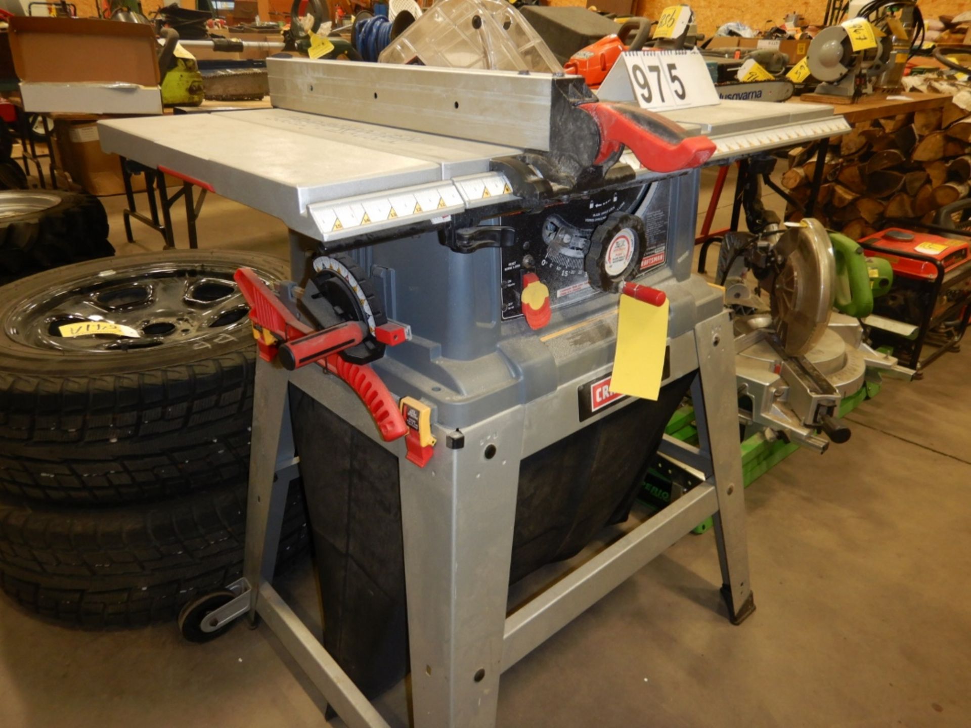 CRAFTSMAN 10" TABLE SAW W/DUST COLLECTOR BAG - Image 2 of 4