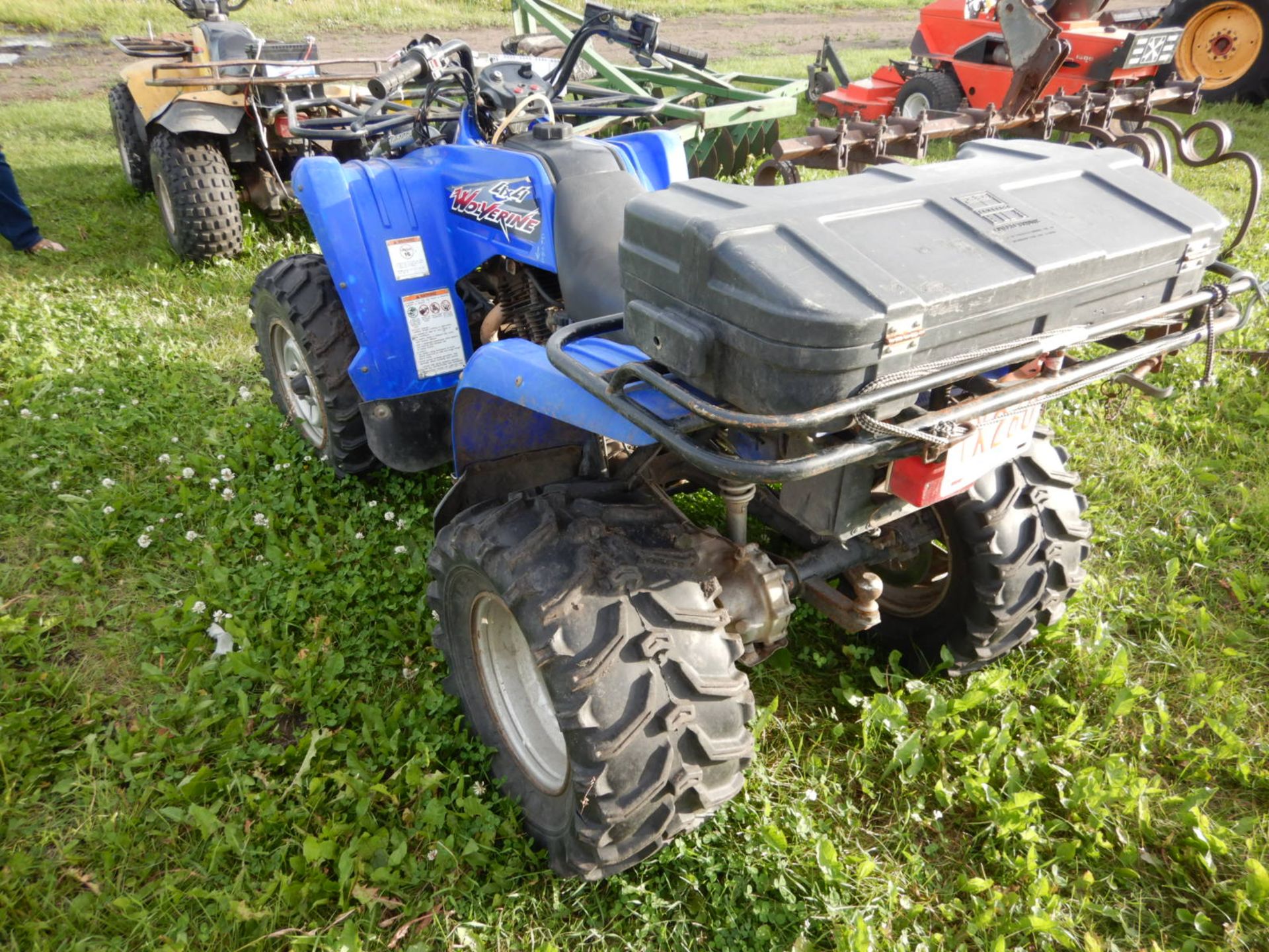 02/99 YAMAHA WOLVERINE 300 4X4 ATV W/WINCH, RACKS S/N JY44BW05XA089355 (IN-OPERATABLE)(SAID TO RUN - Image 2 of 2