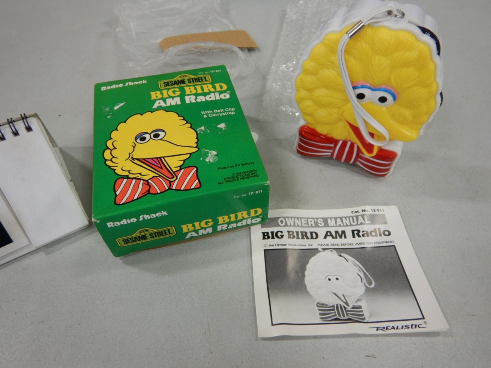 SESAME STREET BIG BIRD TRANSISTOR NOVELTY RADIO IN ORG. BOX - Image 2 of 2