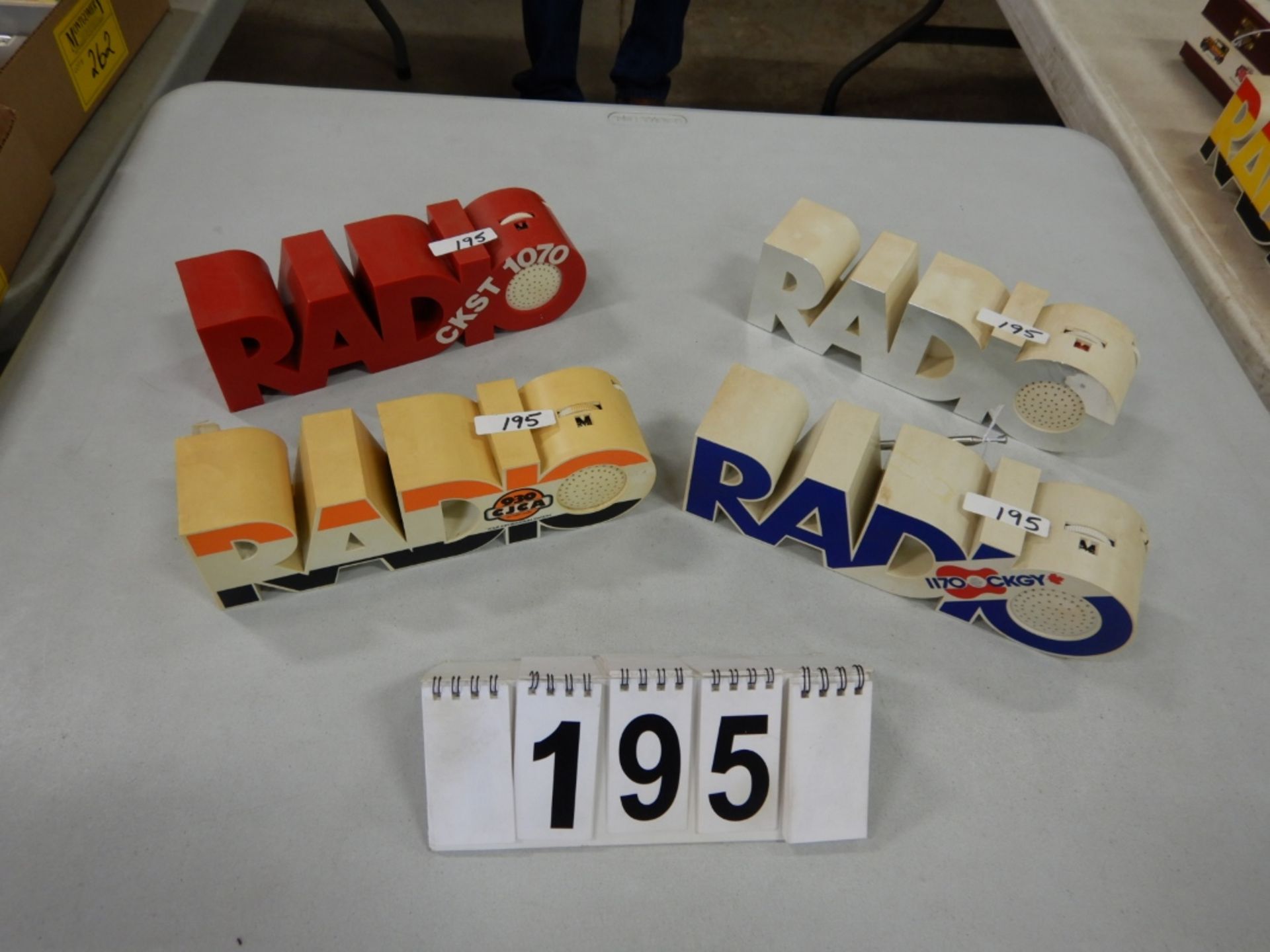 LOT OF 6 RADIO STATION RADIUOS INCL. 1170 CKGY; 930 CJCA; 1070 CKST; K97 &2 MISC. ONES - Image 3 of 4