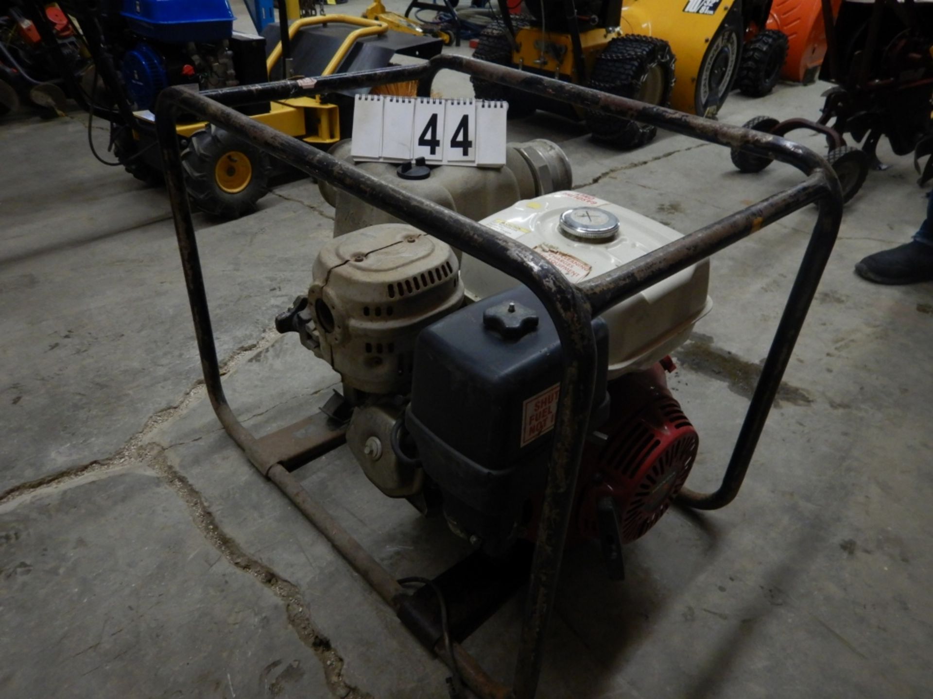 TSURUMI 4" TRASH PUMP W/HONDA 340CC ENGINE - Image 2 of 6