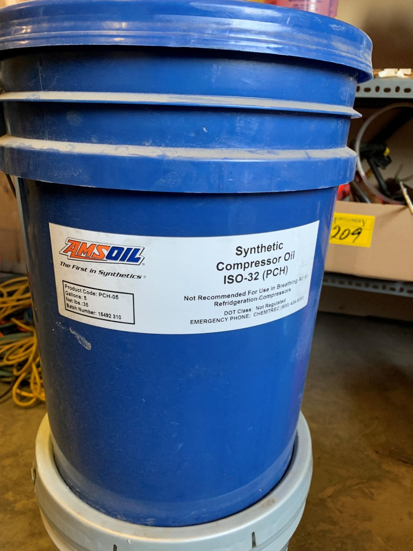 20L PAIL AMS OIL SYNTHETIC COMPRESSOR OIL, ISO-32