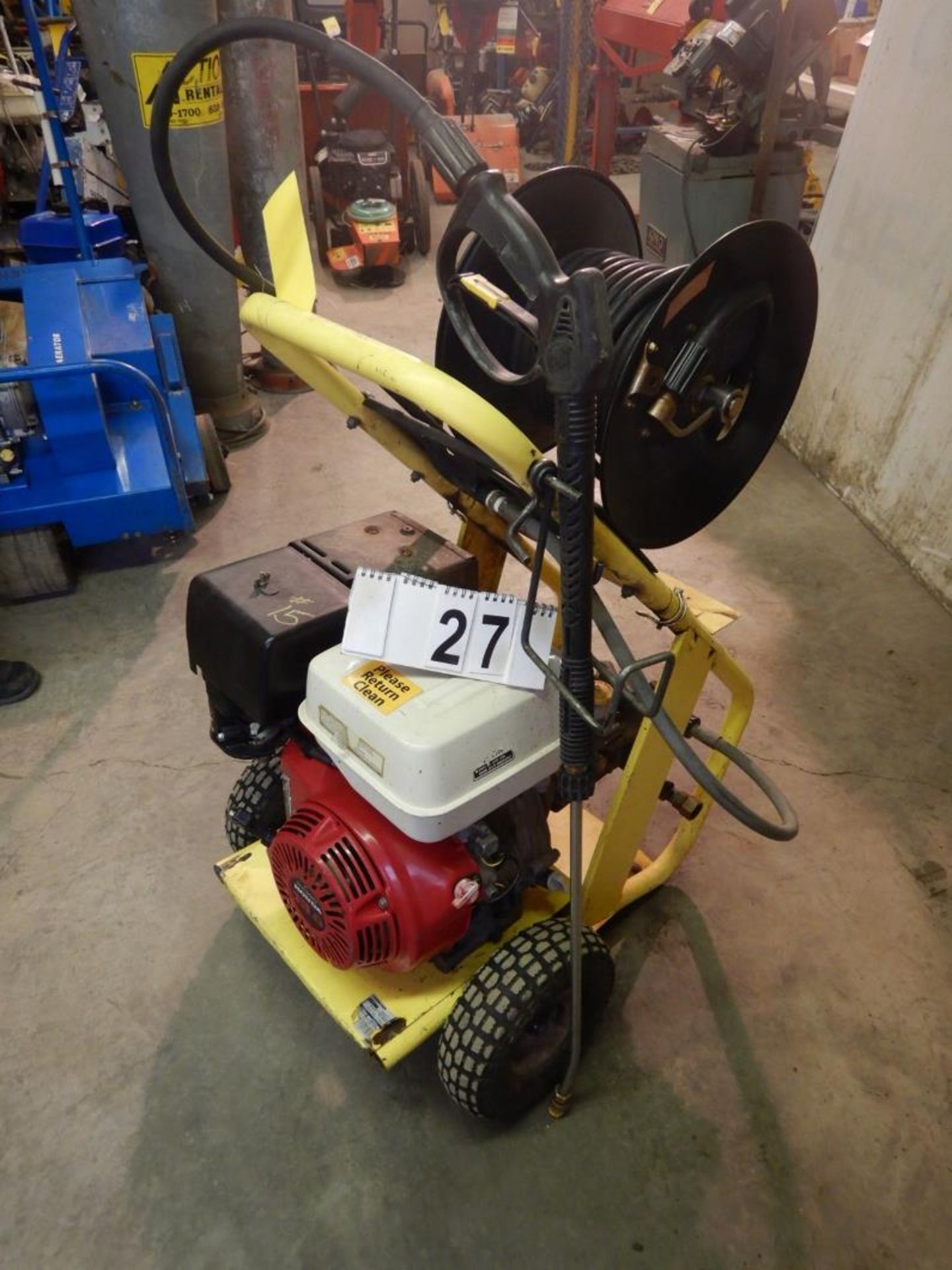 KARCHER PRESSURE WASHER -3600 PSI MODEL HD 3600DH W/ PRESSURE HOSE, WAND & TIP, S/N 278914 - Image 2 of 2