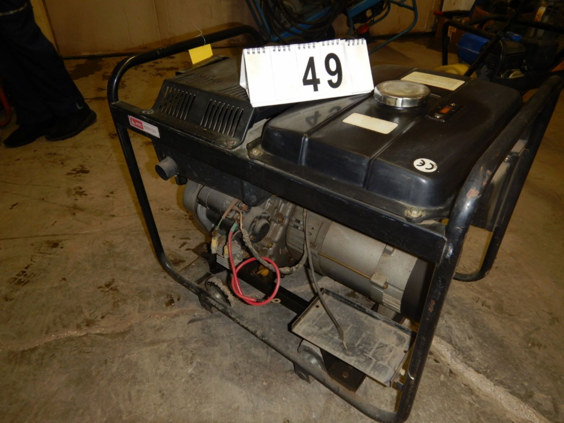 EAGLE POWER TOOLS E65DRE AIR COOLED POWER GENERATOR W/DIESEL ENGINE,WHEEL KIT, ELECTRIC START - Image 4 of 5