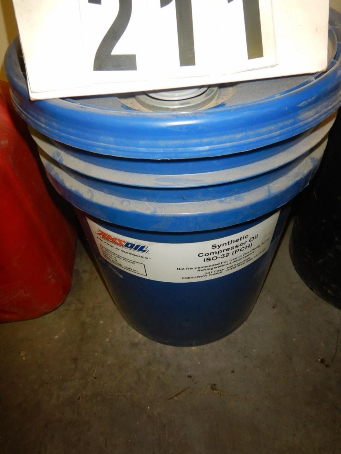 20L PAIL AMS OIL SYNTHETIC COMPRESSOR OIL, ISO-32 - Image 2 of 2