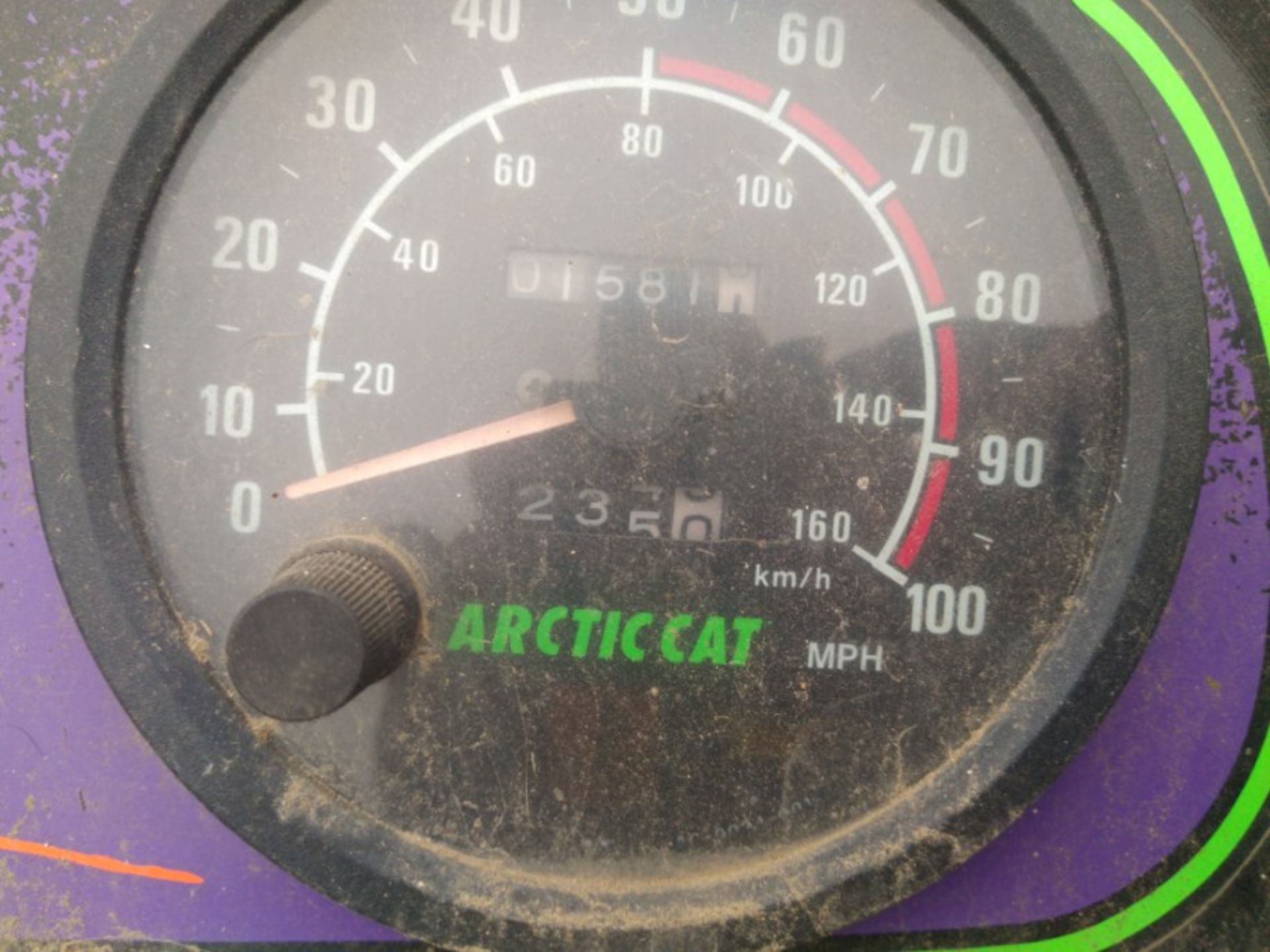 1994 ARTIC CAT ZR580 SNOWMOBILE, 1581 MILES SHOWING - Image 4 of 5