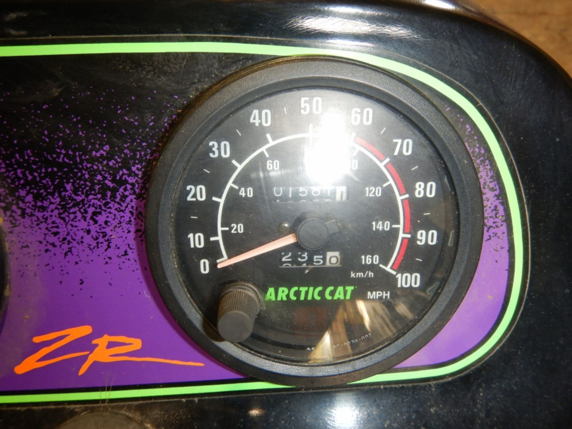 1994 ARTIC CAT ZR580 SNOWMOBILE, 1581 MILES SHOWING - Image 5 of 5