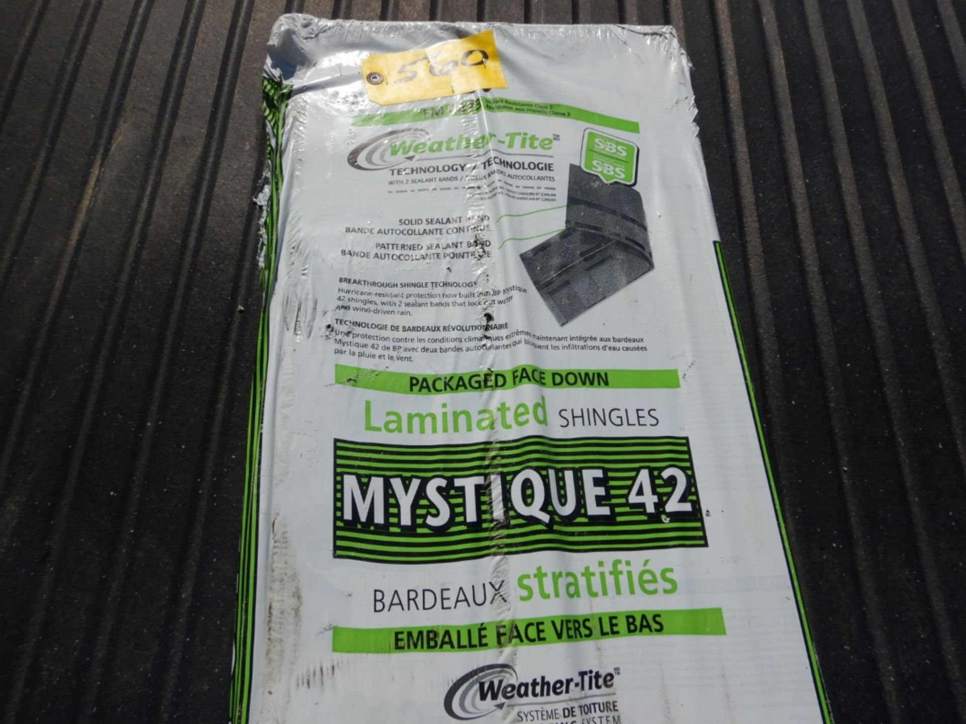 1 PKG WEATHER-TITE LAMINATED SHINGLES (MYSTIQUE 42 - Image 2 of 2