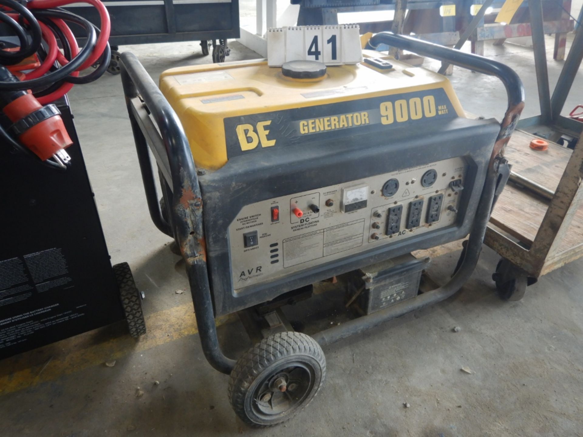 BE 9000 WATT GENERATOR W/WHEEL KIT