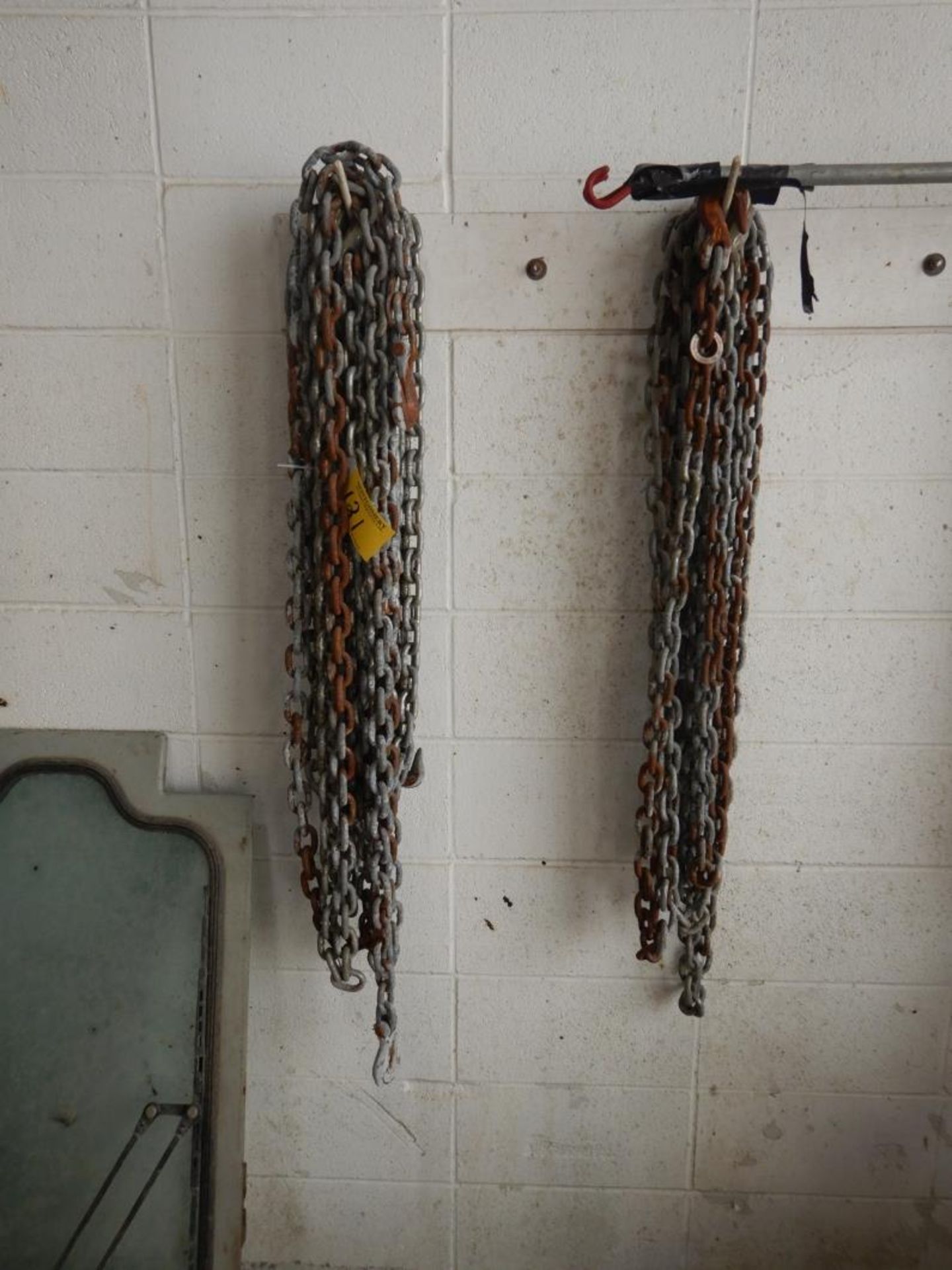L/O OF GRADE DECKING CHAIN, BOOMERS, CABLE COME- A-LONG ETC