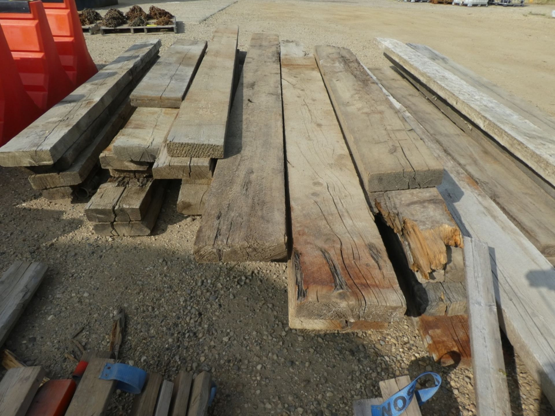 L/O ASSORTED LUMBER, BRIDGE TIMBERS, ETC - Image 4 of 5