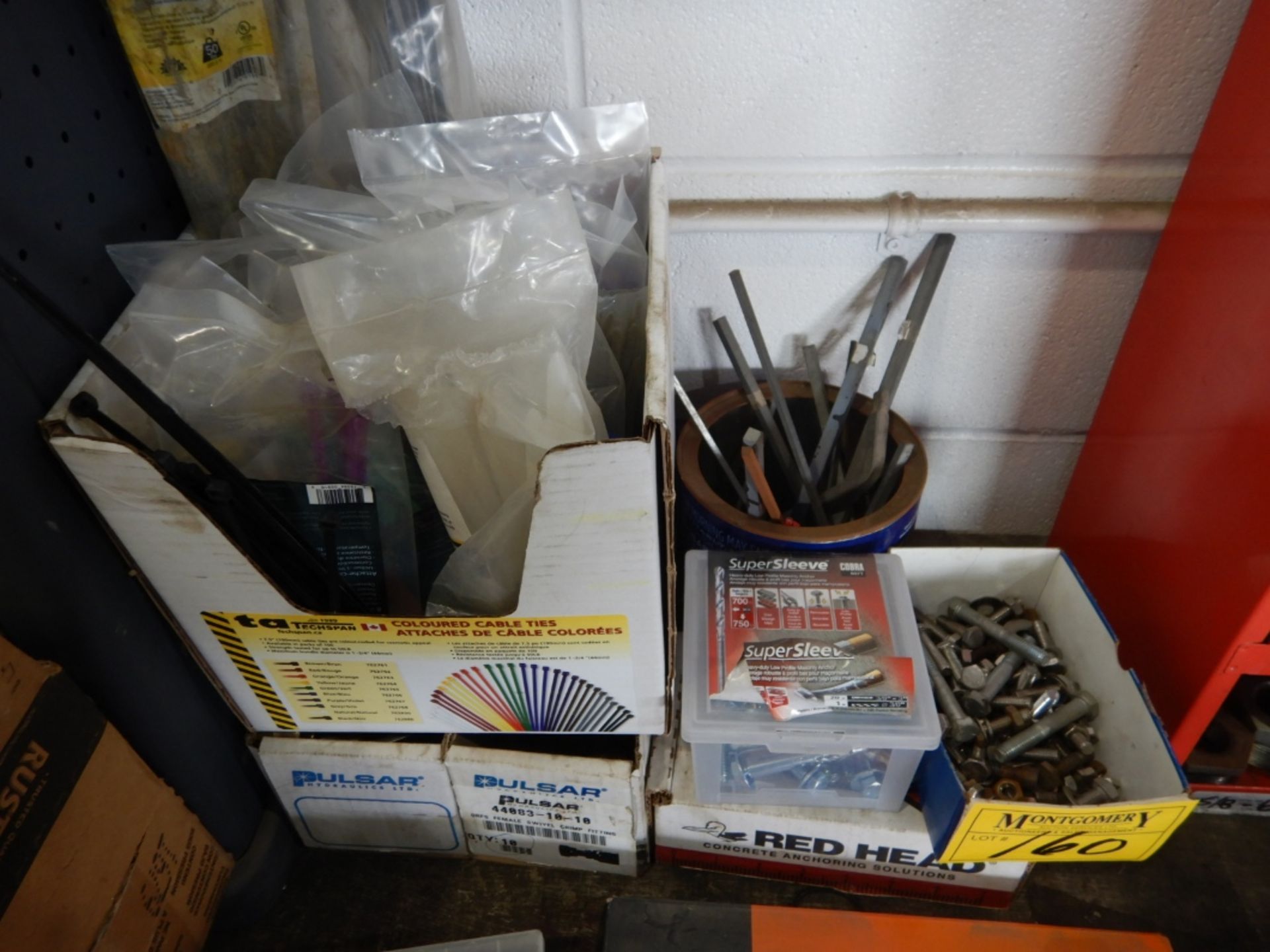 L/O HARDWARE ASSORTMENTS, ZIP TIES, CONCRETE ANCHORS & MORE - Image 6 of 7