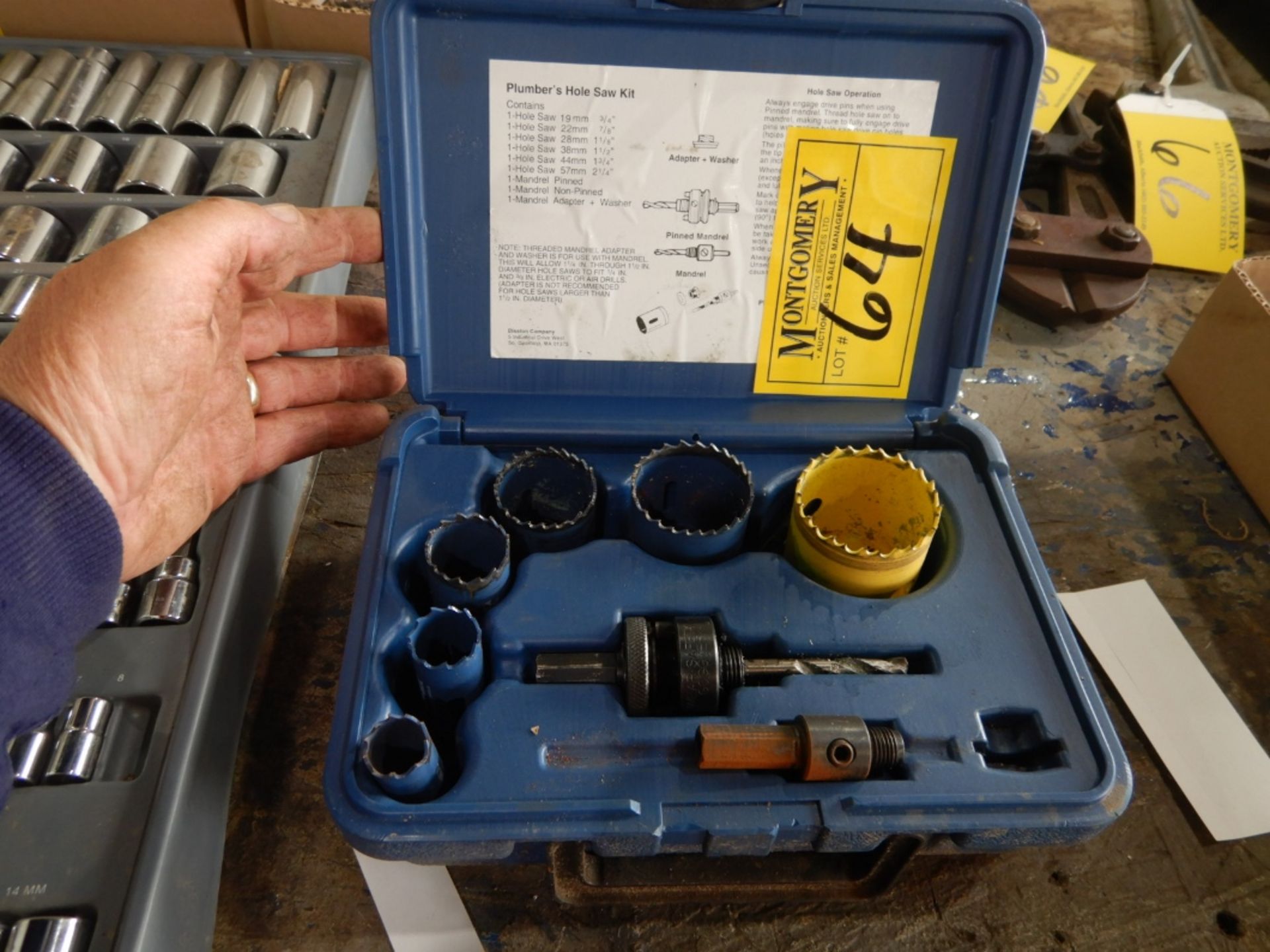 BLU-MOL PLUMBERS HOLE SAW KIT