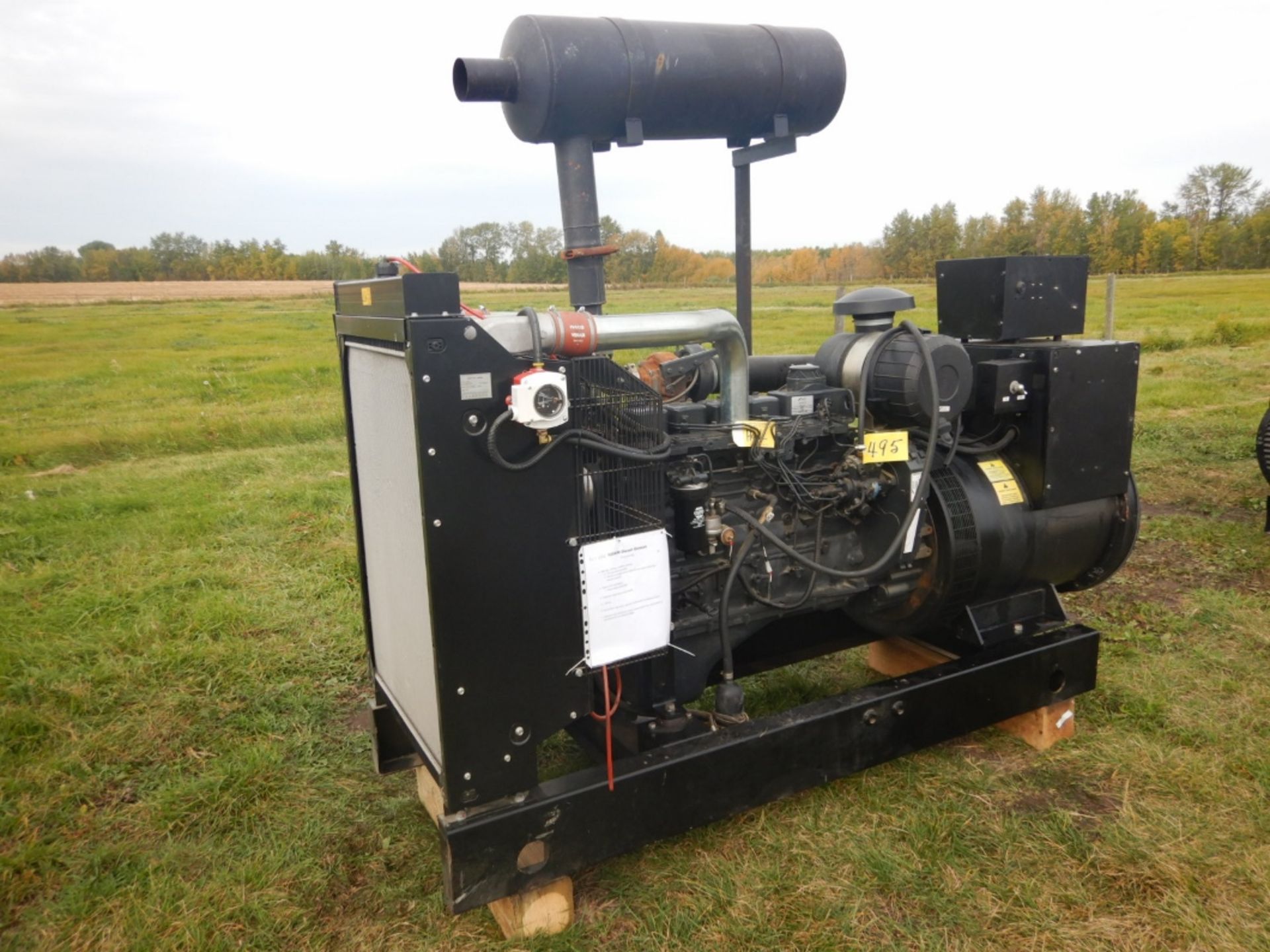 MARATHON STATIONARY GENERATOR 125KW (156KVA) 3PH 480V GEN MOD. 431CSL6204 ENGINE FPT F4GE9685AS/N - Image 2 of 4