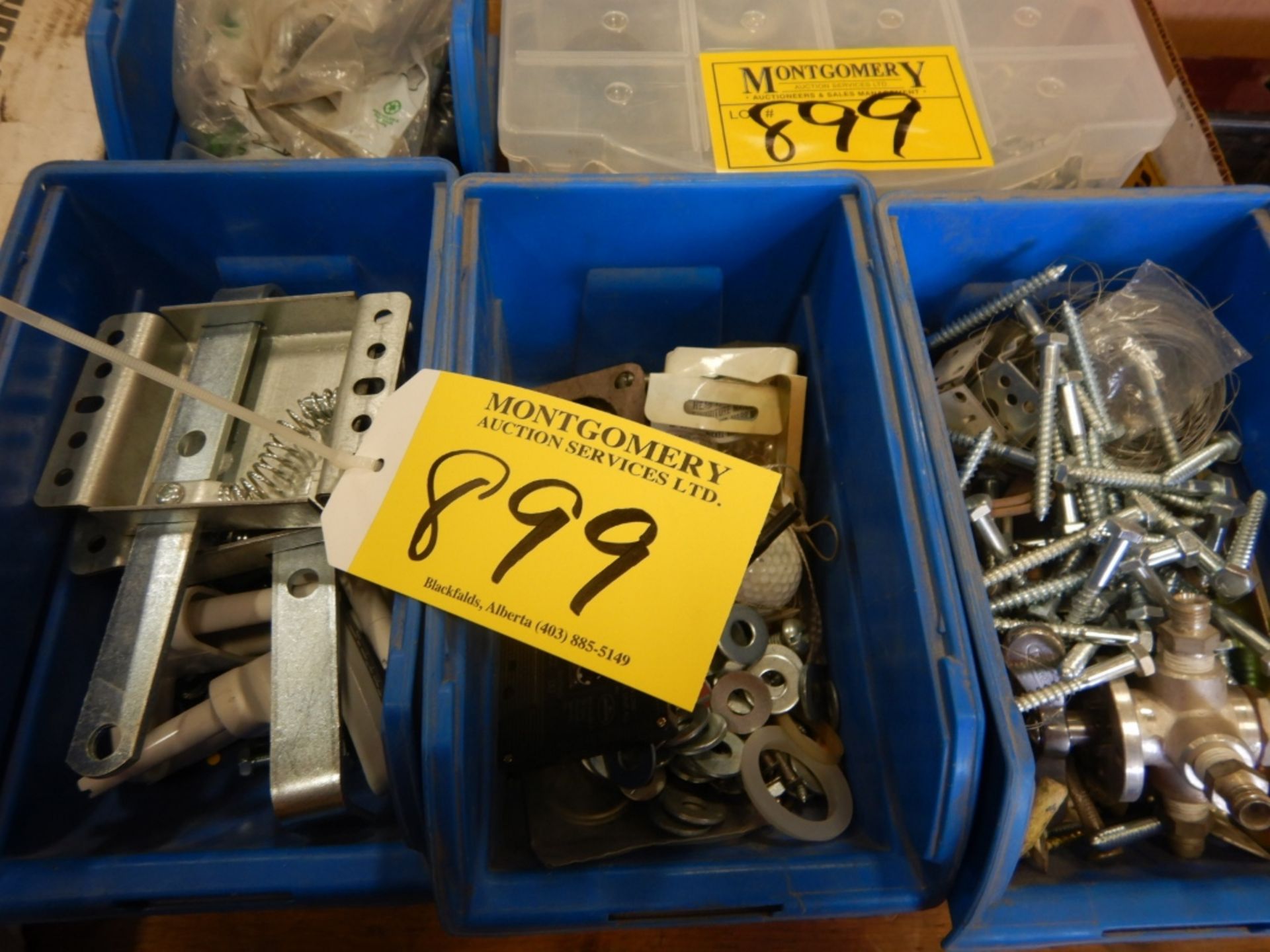 L/O ASSORTED HARDWARE & HARDWARE TRAYS, COLLATED SCREWS, LATCHES, ETC - Image 2 of 5