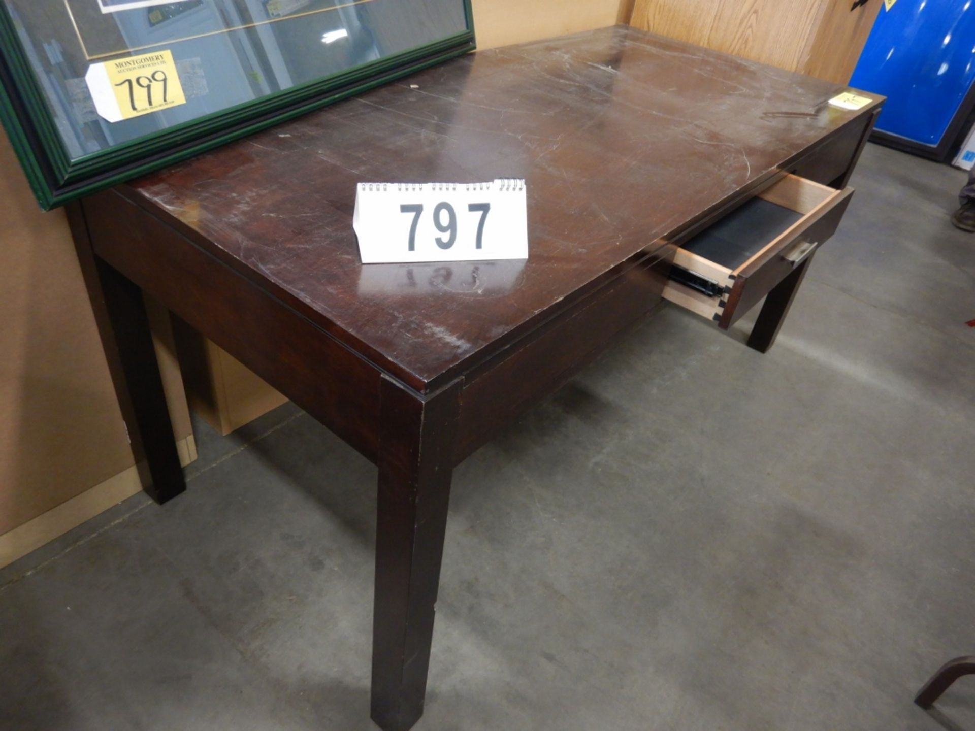 60"X42" OFFICE WORK TABLE W/ DRAWER - Image 2 of 2