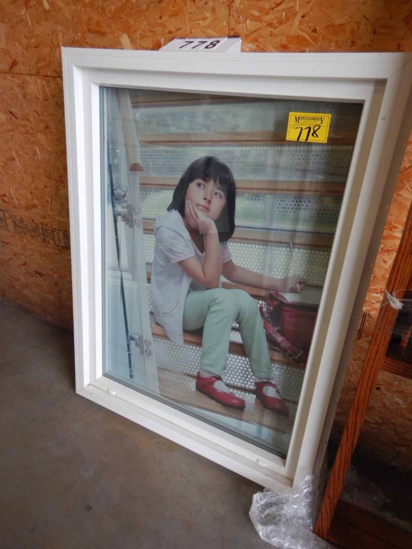 36" X 48" WHITE VINYL WINDOW W/