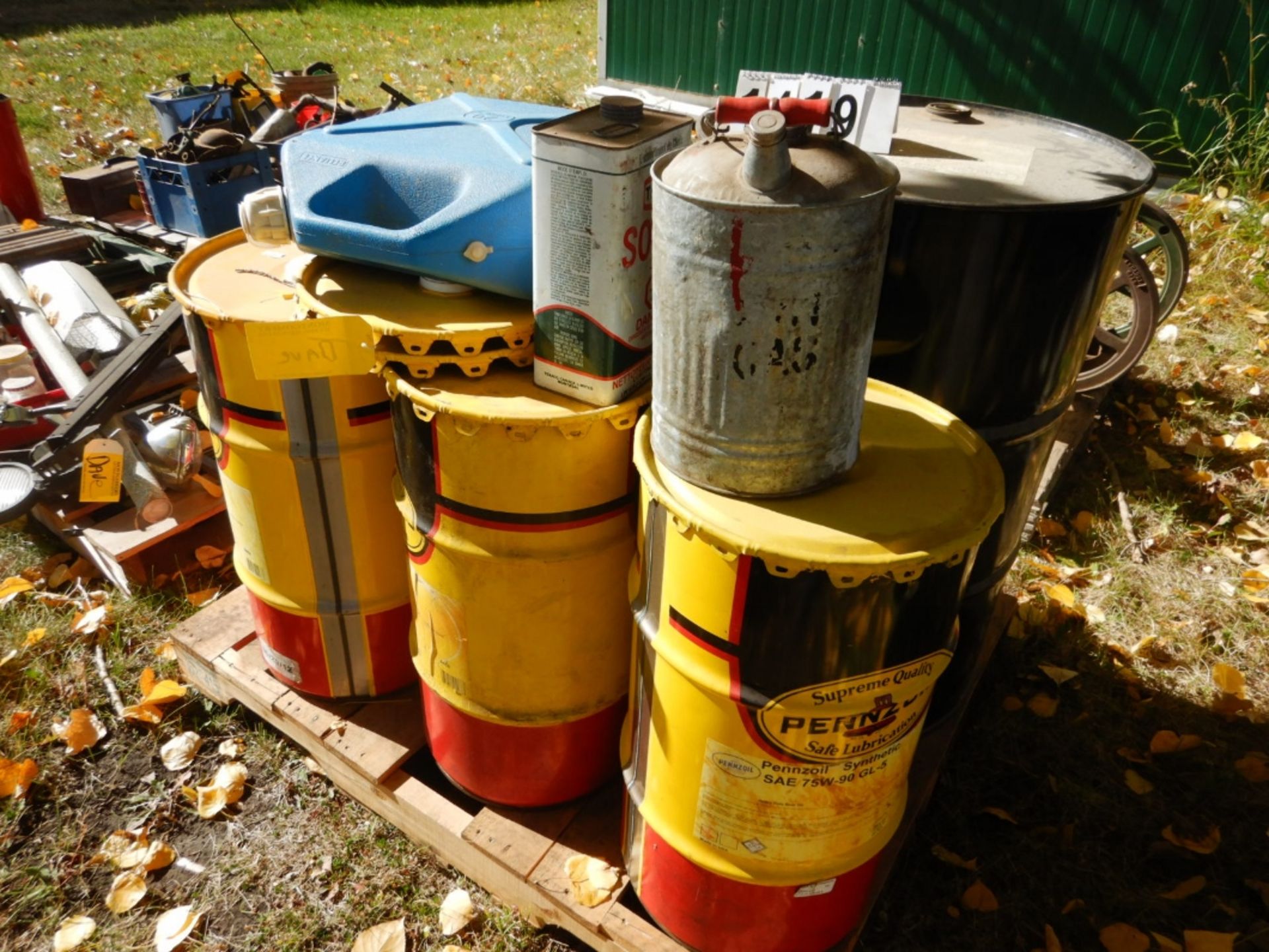 JERRY CANS, DRUMS, WW 11 GAS CANS ETC - Image 2 of 3