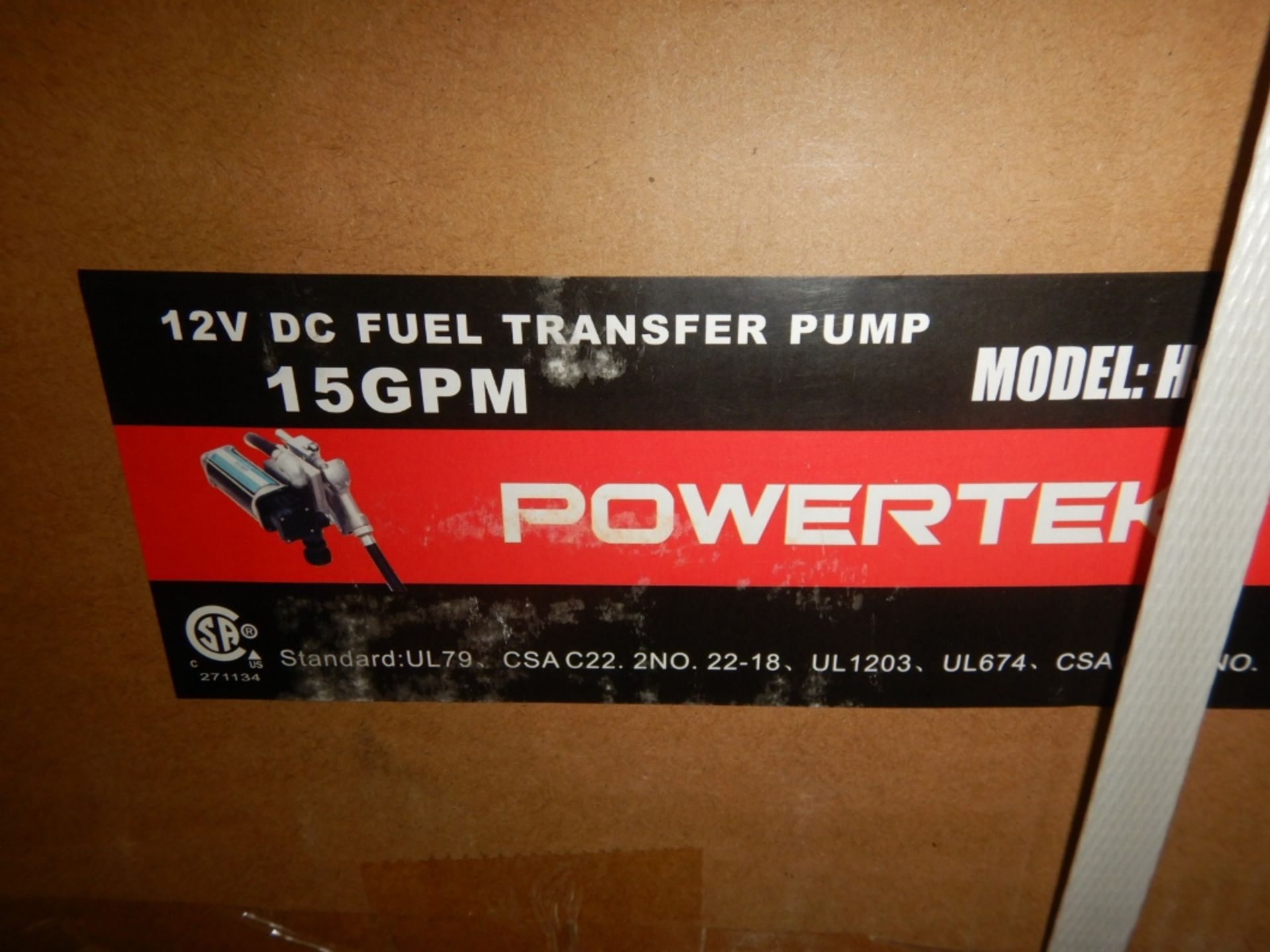 POWERTEK 12VOLT FUEL TRANSFER PUMP - Image 2 of 2
