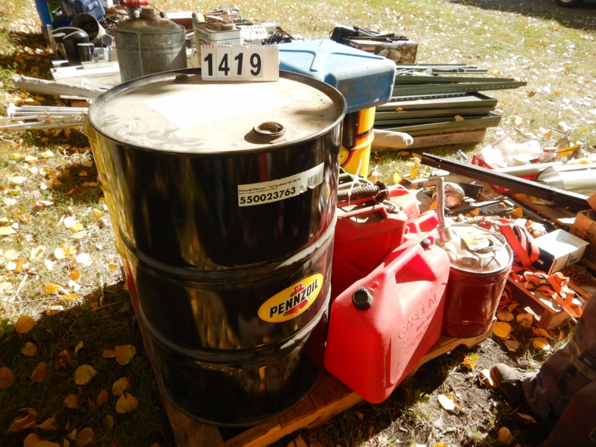 JERRY CANS, DRUMS, WW 11 GAS CANS ETC