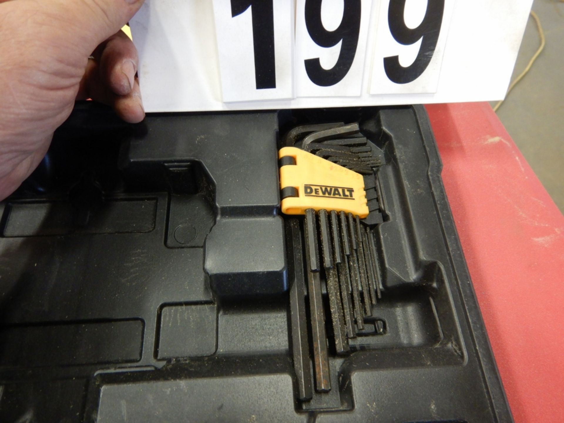 DEWALT SOCKET WRENCH/ALLEN KEY TOOL KIT - Image 4 of 4