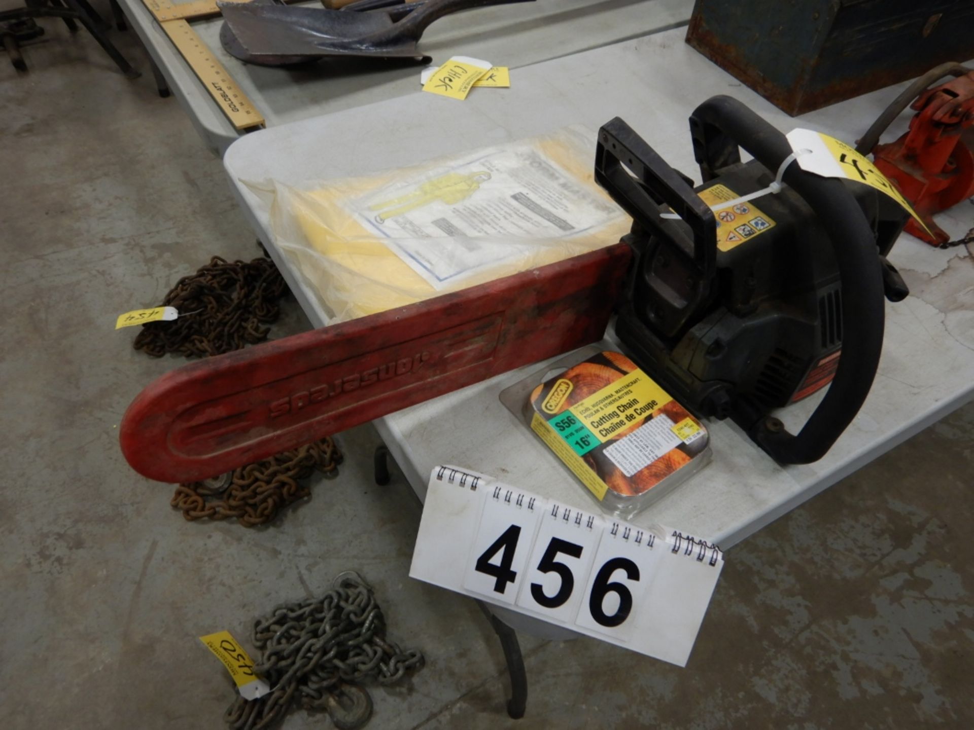 CRAFTSMAN 40CC CHAIN SAW, UNUSED 16"CUTTING CHAIN, STORM MASTER WET SUIT - Image 2 of 4