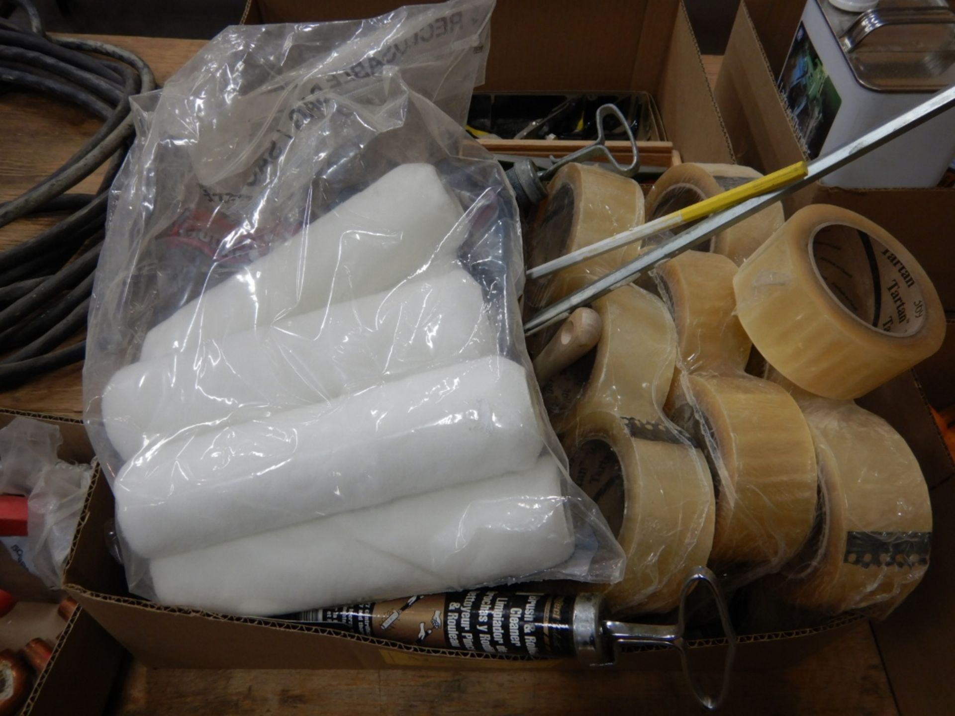 L/O STRAPPING TAPE, BRUSH & ROLLER CLEANERS, PAINT MIXERS, PAINT BRUSHES & ROLLERS, ETC - Image 2 of 2