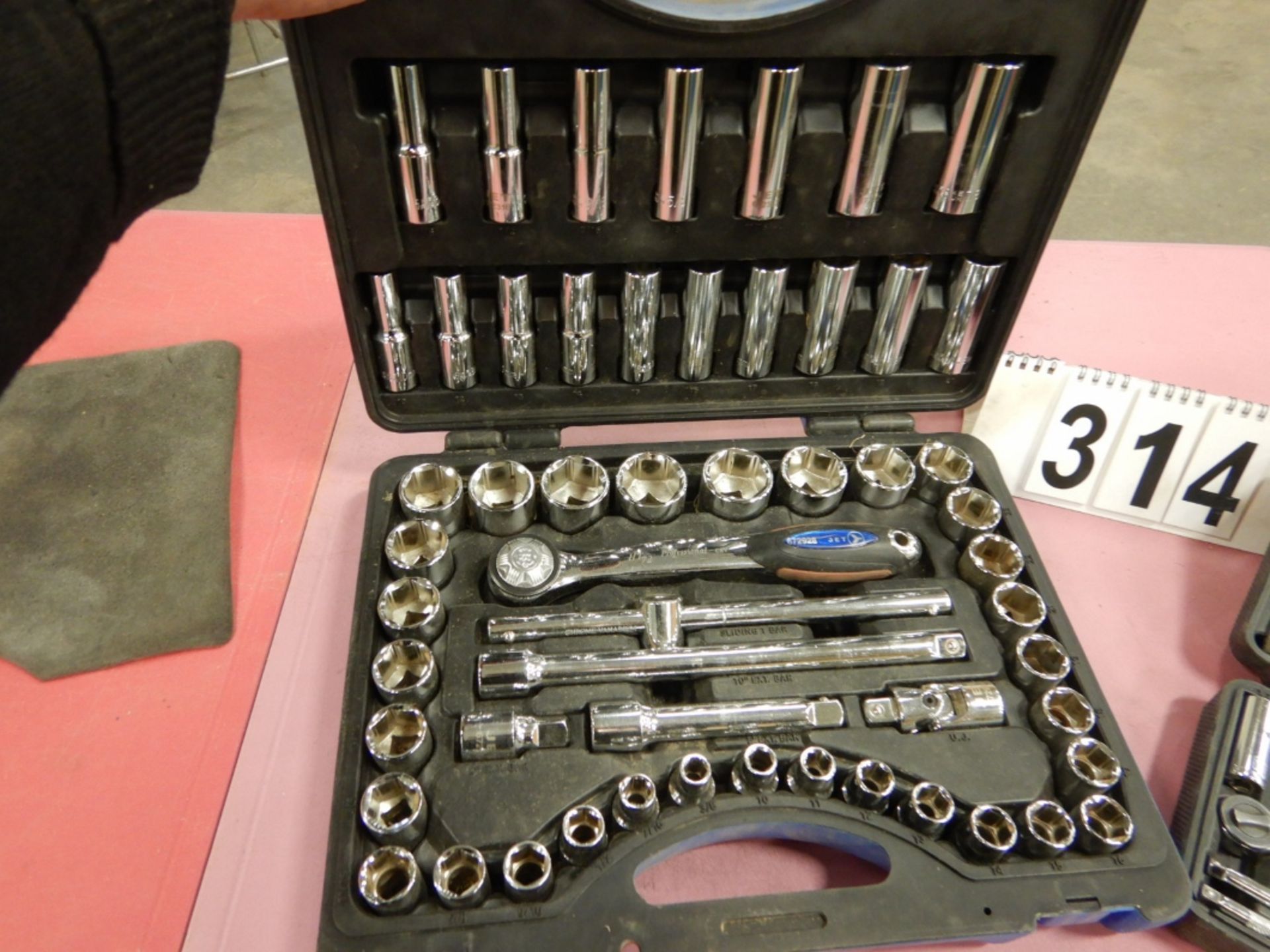 JET SOCKET TOOL KIT, MODEL SW1255C-6, PITTSBURG PRO SOCKET TOOL SET, 1/4" DRIVE, SAE - Image 2 of 3