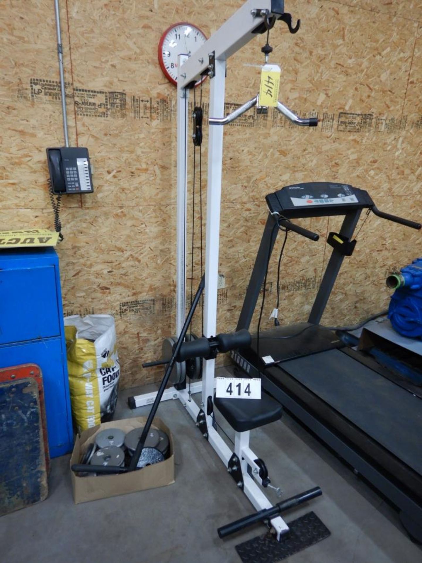 NORTHERN LIGHTS LATERAL PULL DOWN EXCERCISE MACHINE W/ WEIGHTS